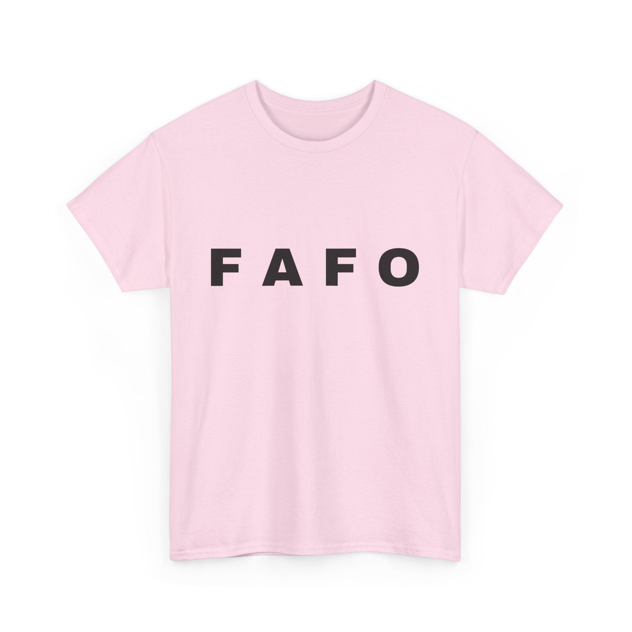 T‑Shirt — Minimal FAFO Graphic Tee (Bold Monogram)