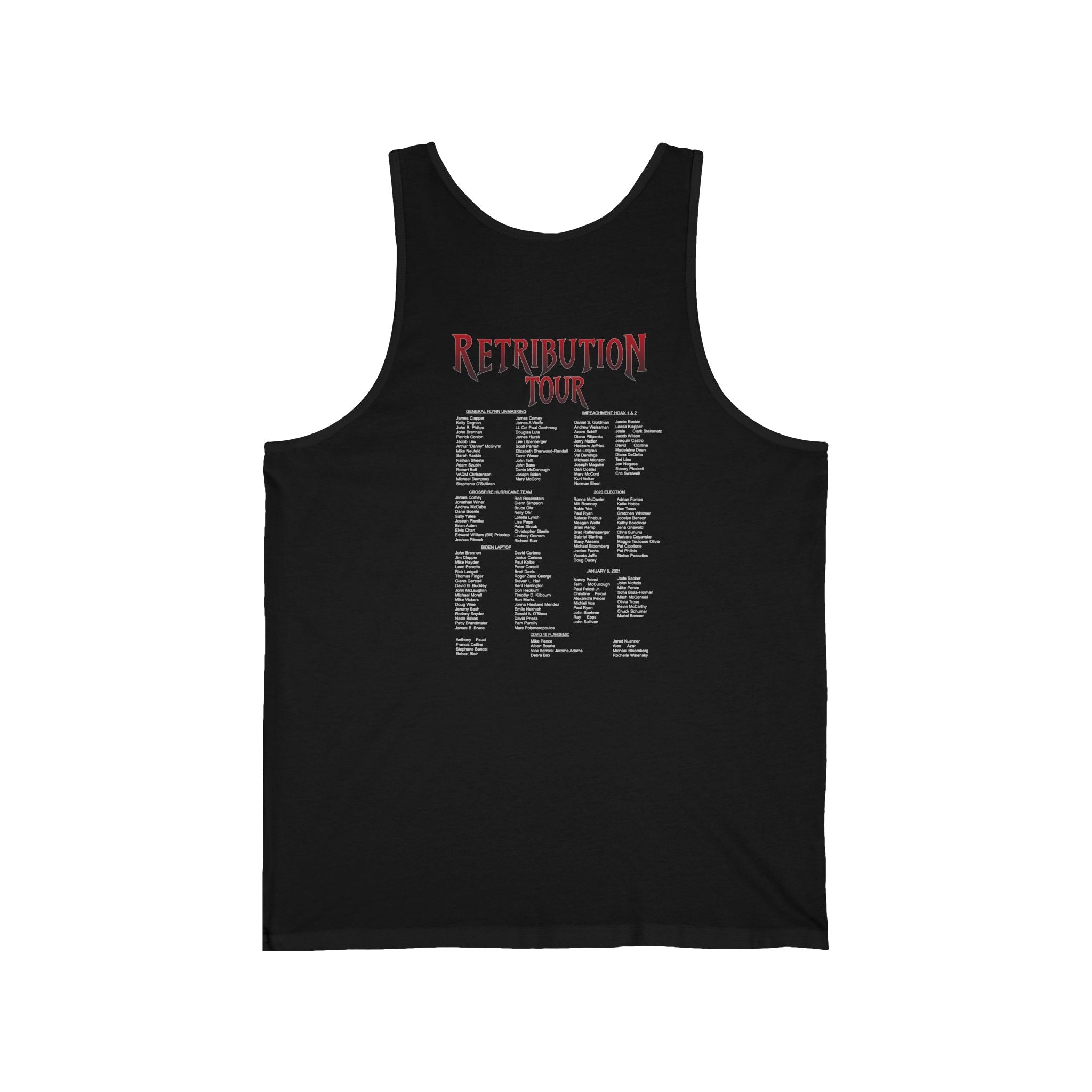 Retribution Tour Tank Top — Eagle Graphic Band Tee