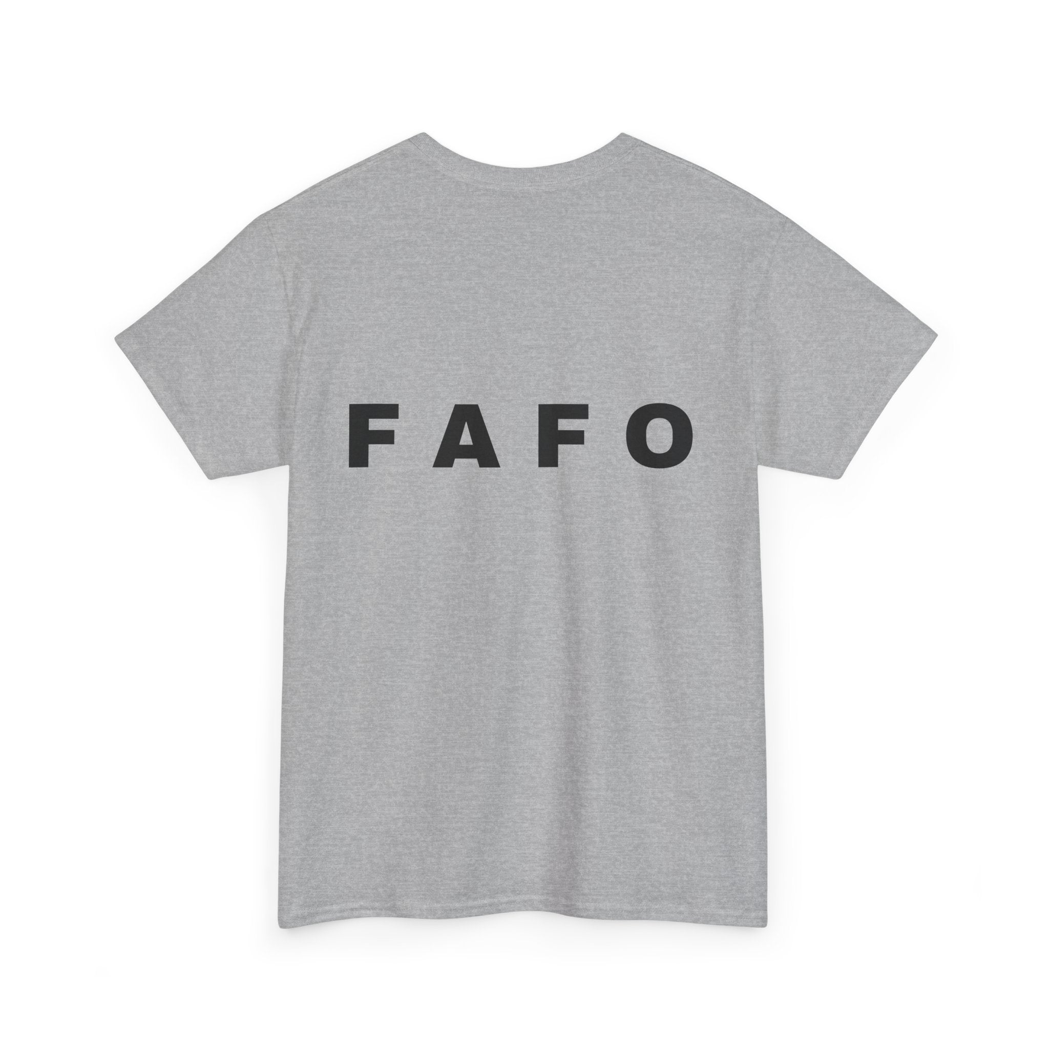 T‑Shirt — Minimal FAFO Graphic Tee (Bold Monogram)