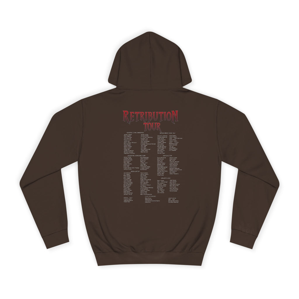 Retribution Tour Hoodie — Eagle Graphic College Sweatshirt