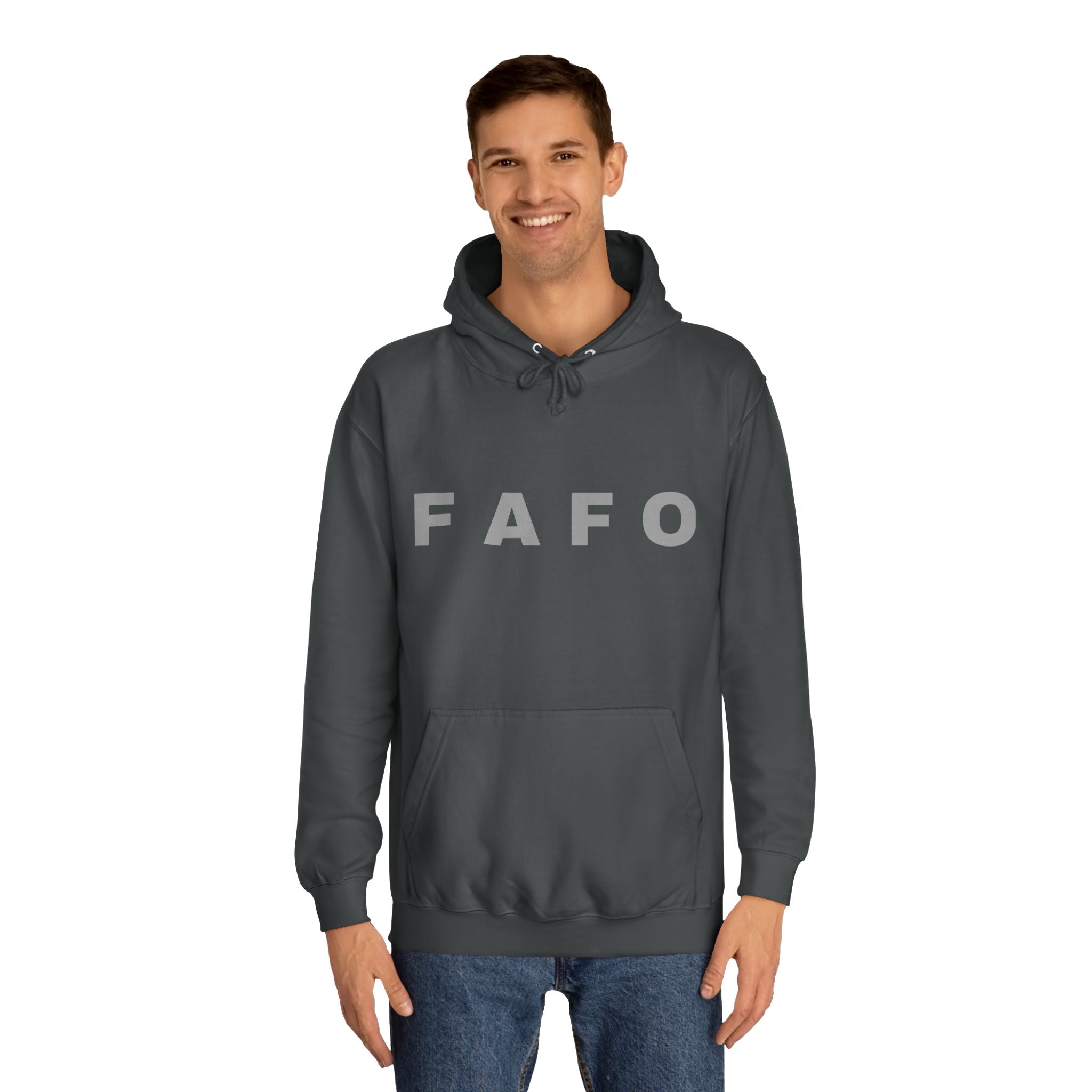 FAFO Hoodie — Bold Lettered College-Style Pullover