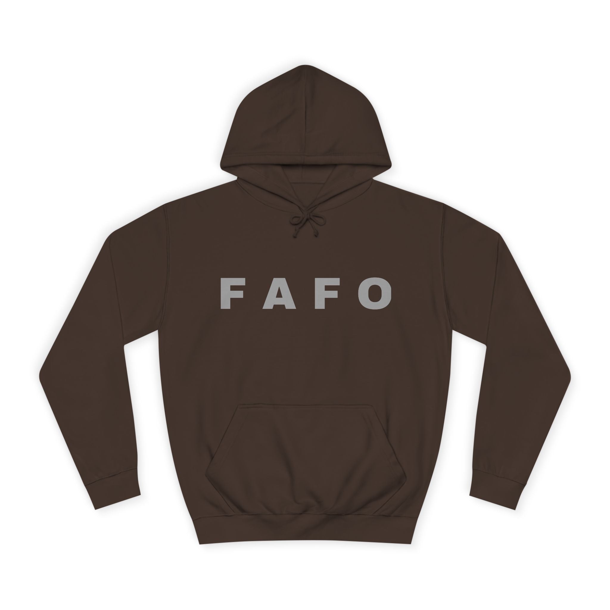 FAFO Hoodie — Bold Lettered College-Style Pullover