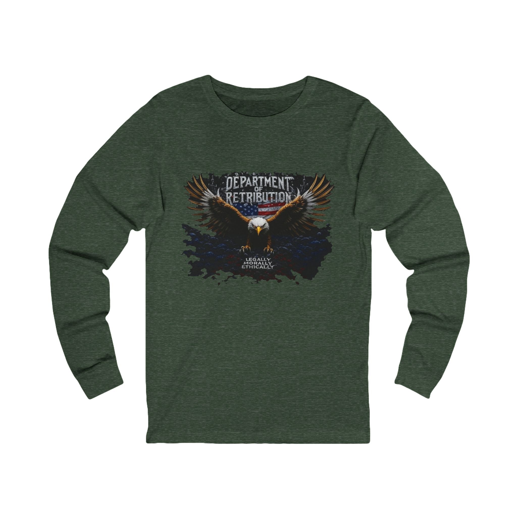 Long Sleeve Tee — Department of Retribution Eagle Tour Shirt