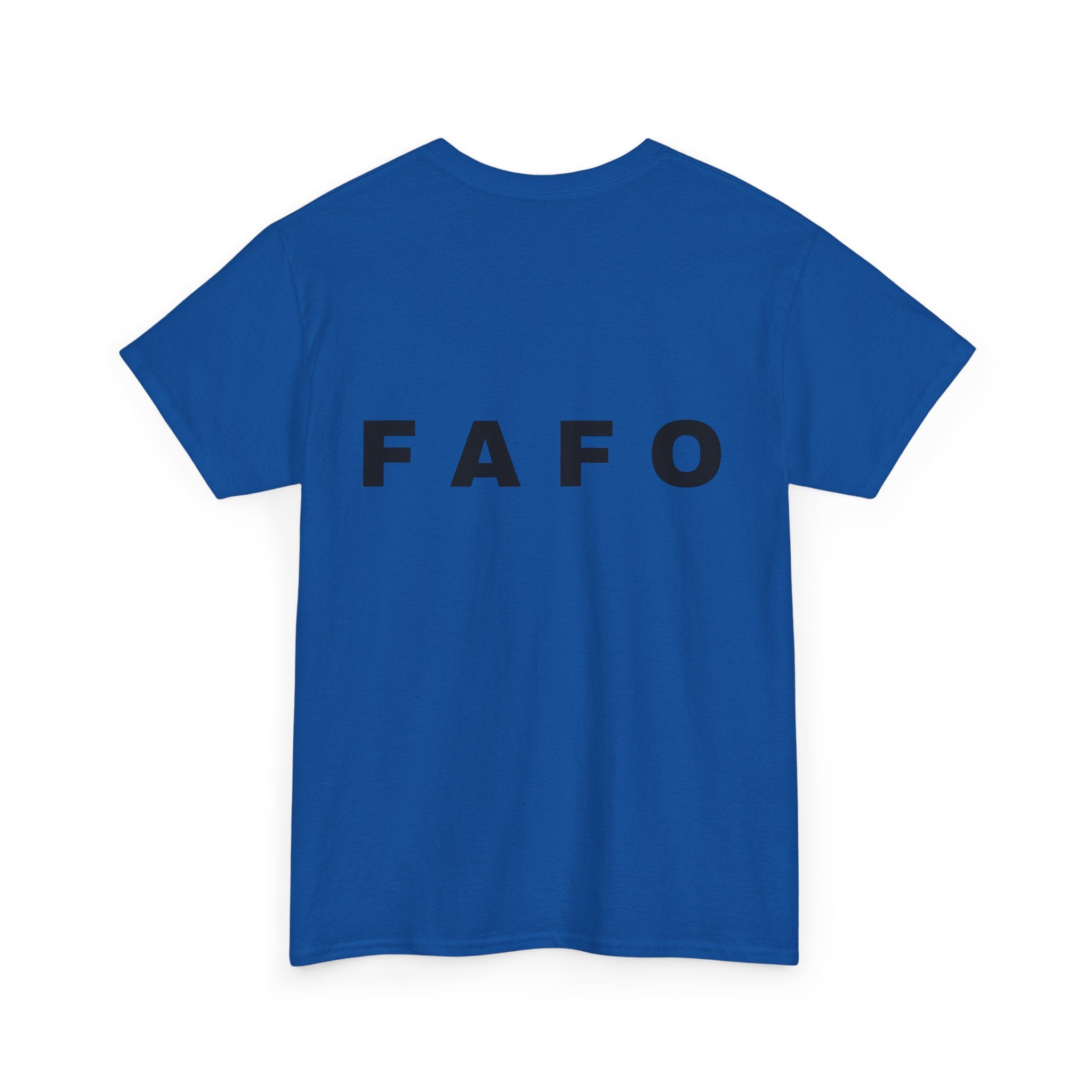 T‑Shirt — Minimal FAFO Graphic Tee (Bold Monogram)
