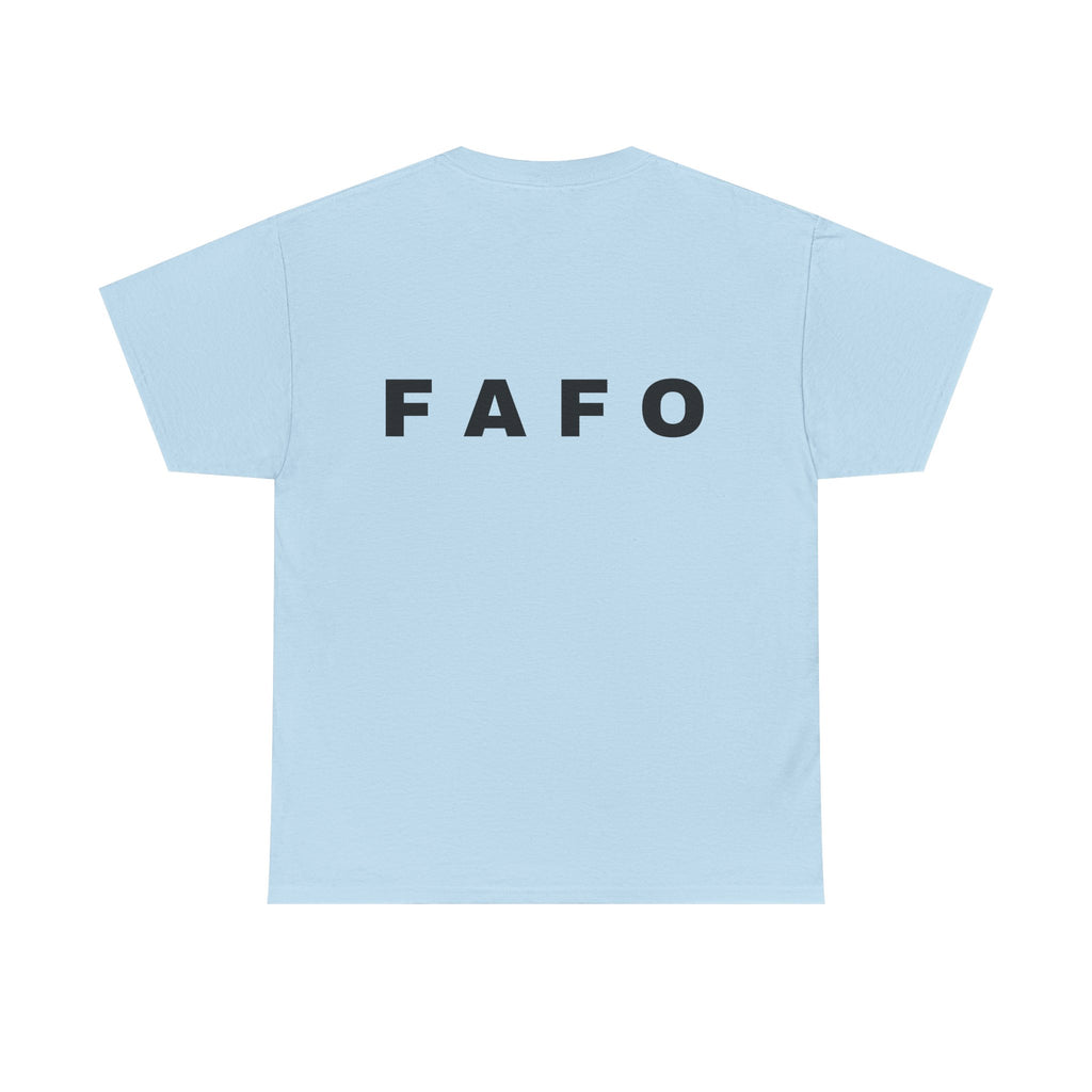 T‑Shirt — Minimal FAFO Graphic Tee (Bold Monogram)