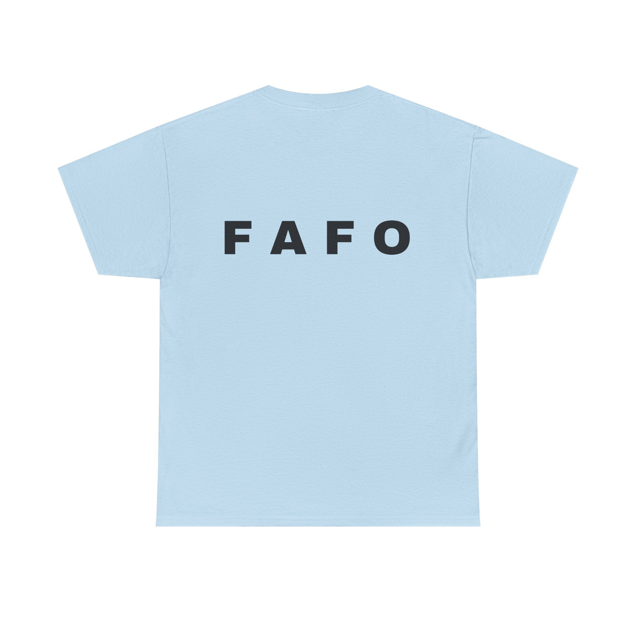 T‑Shirt — Minimal FAFO Graphic Tee (Bold Monogram)