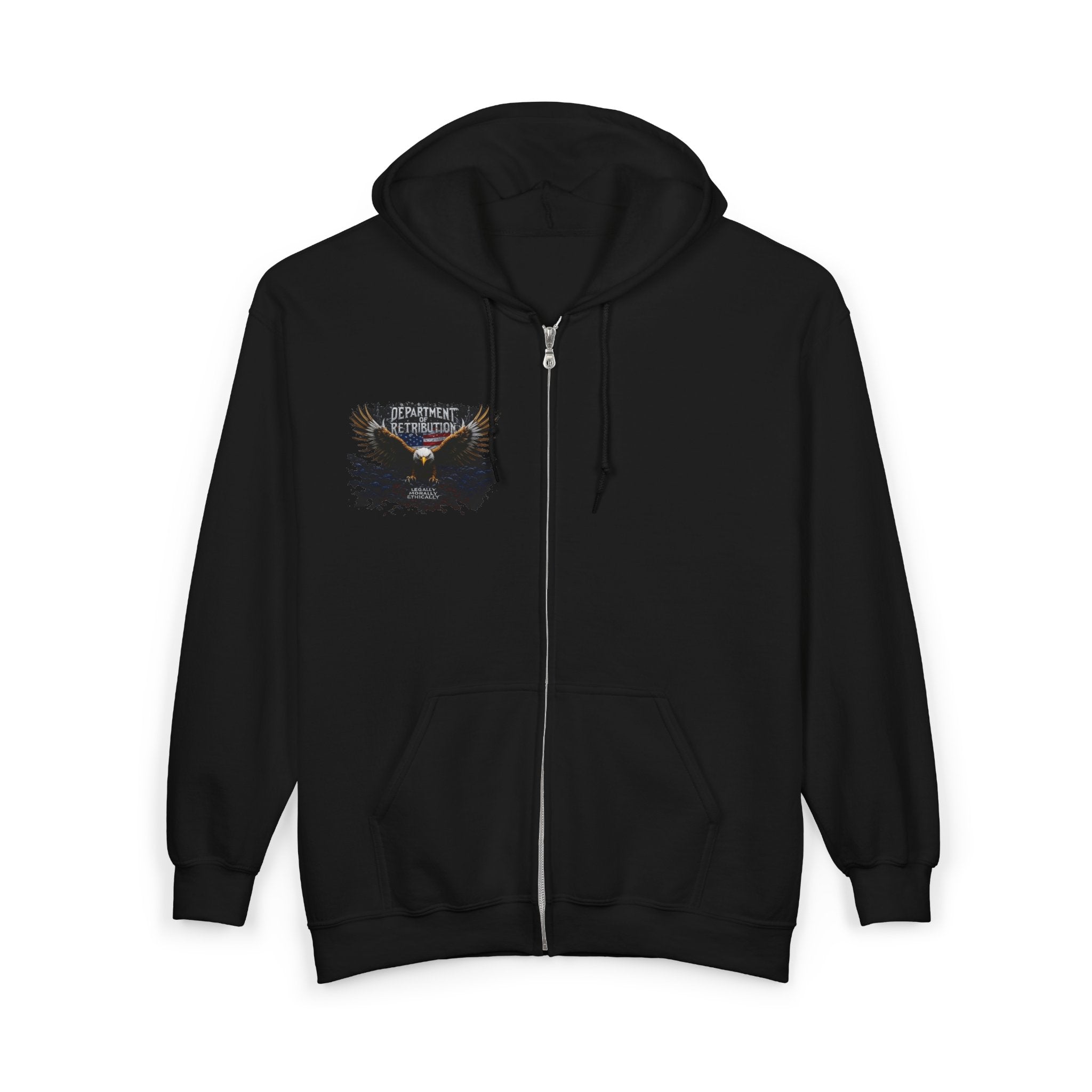 Tour Dates Hoodie — 'Redemption' Band Zip-Up with Back Tour List