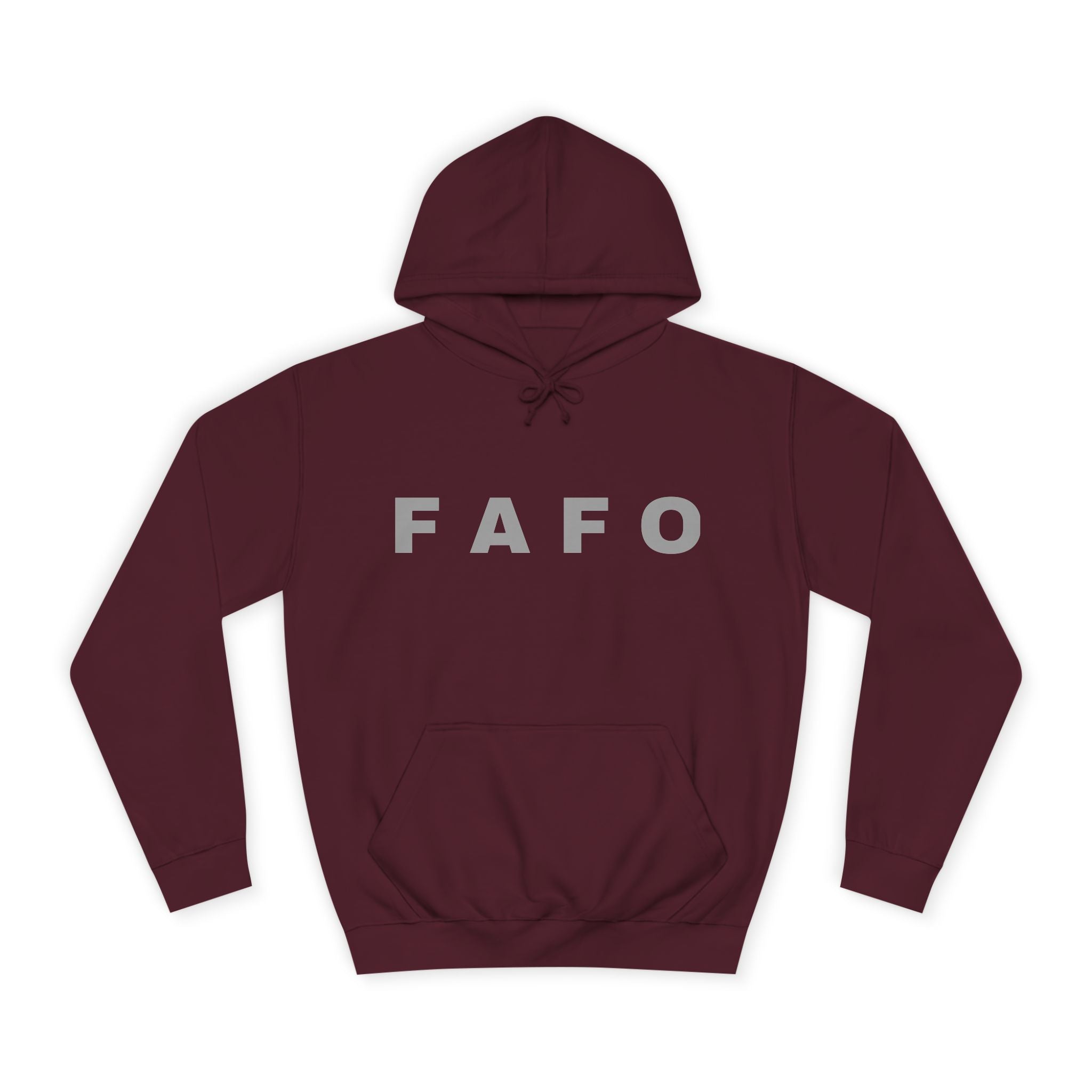 FAFO Hoodie — Bold Lettered College-Style Pullover