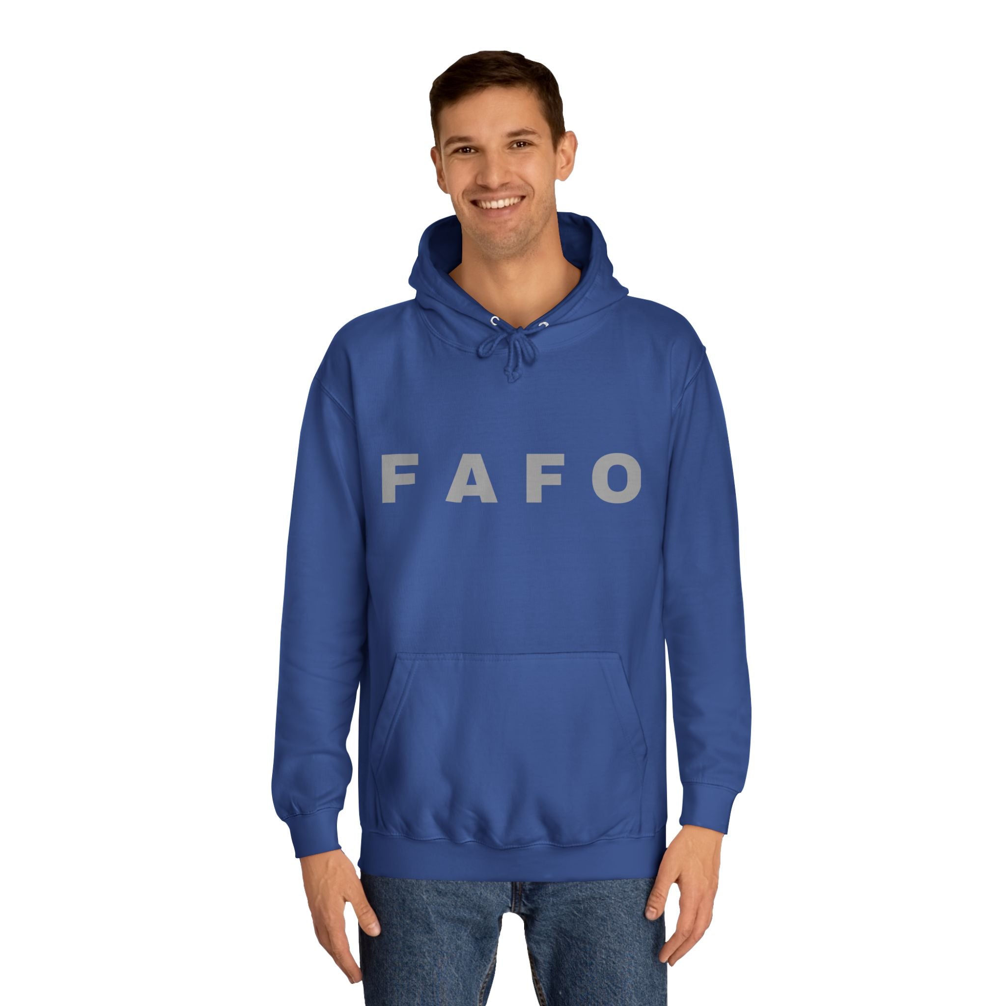 FAFO Hoodie — Bold Lettered College-Style Pullover