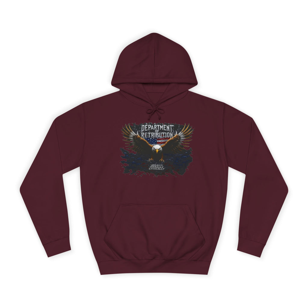 Retribution Tour Hoodie — Eagle Graphic College Sweatshirt