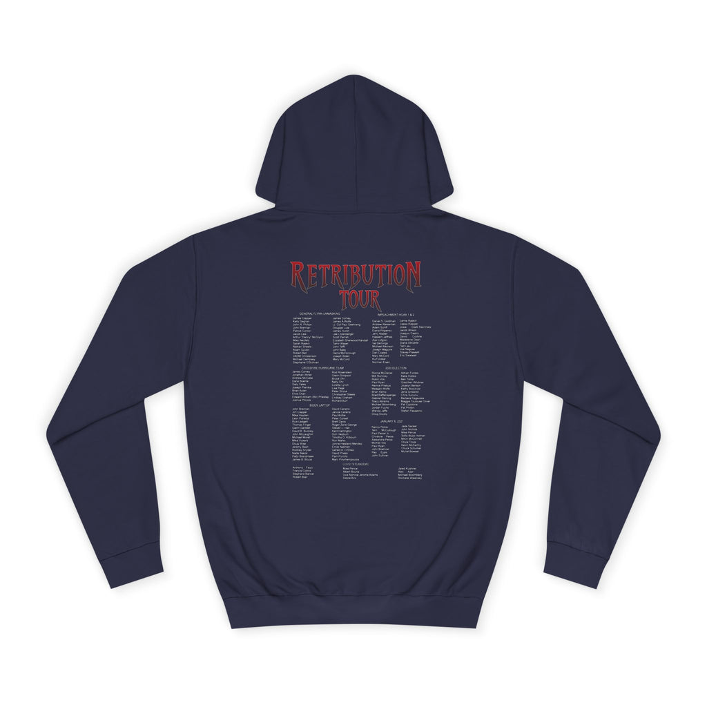 Retribution Tour Hoodie — Eagle Graphic College Sweatshirt