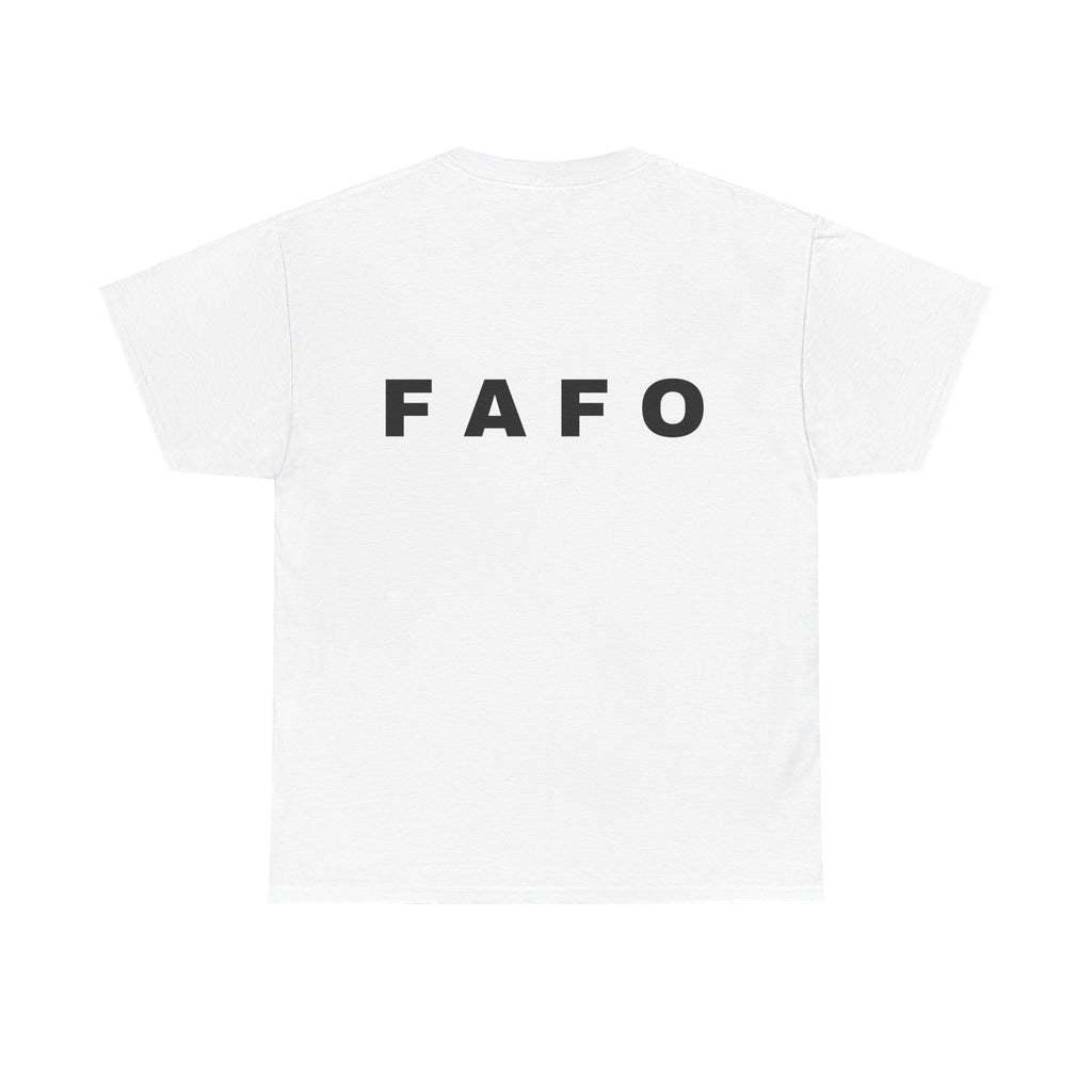 T‑Shirt — Minimal FAFO Graphic Tee (Bold Monogram)