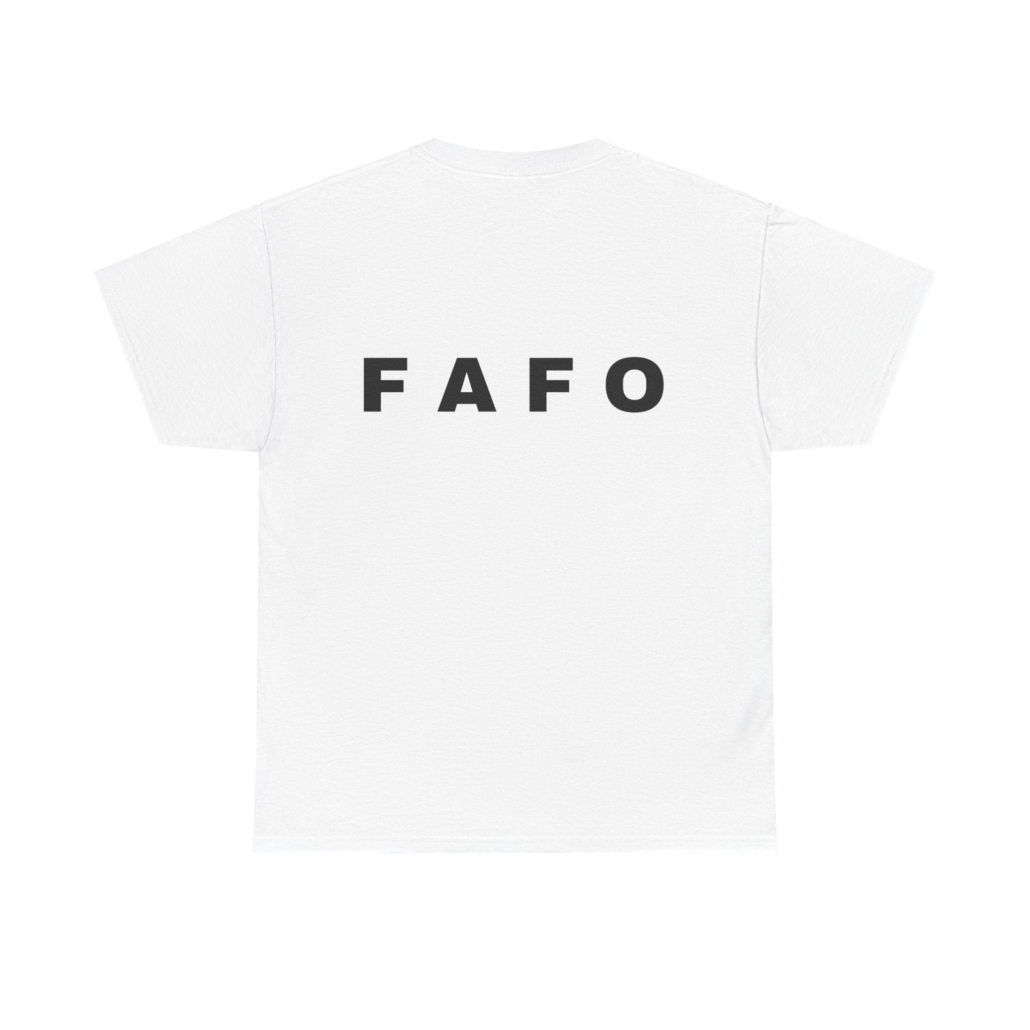 T‑Shirt — Minimal FAFO Graphic Tee (Bold Monogram)