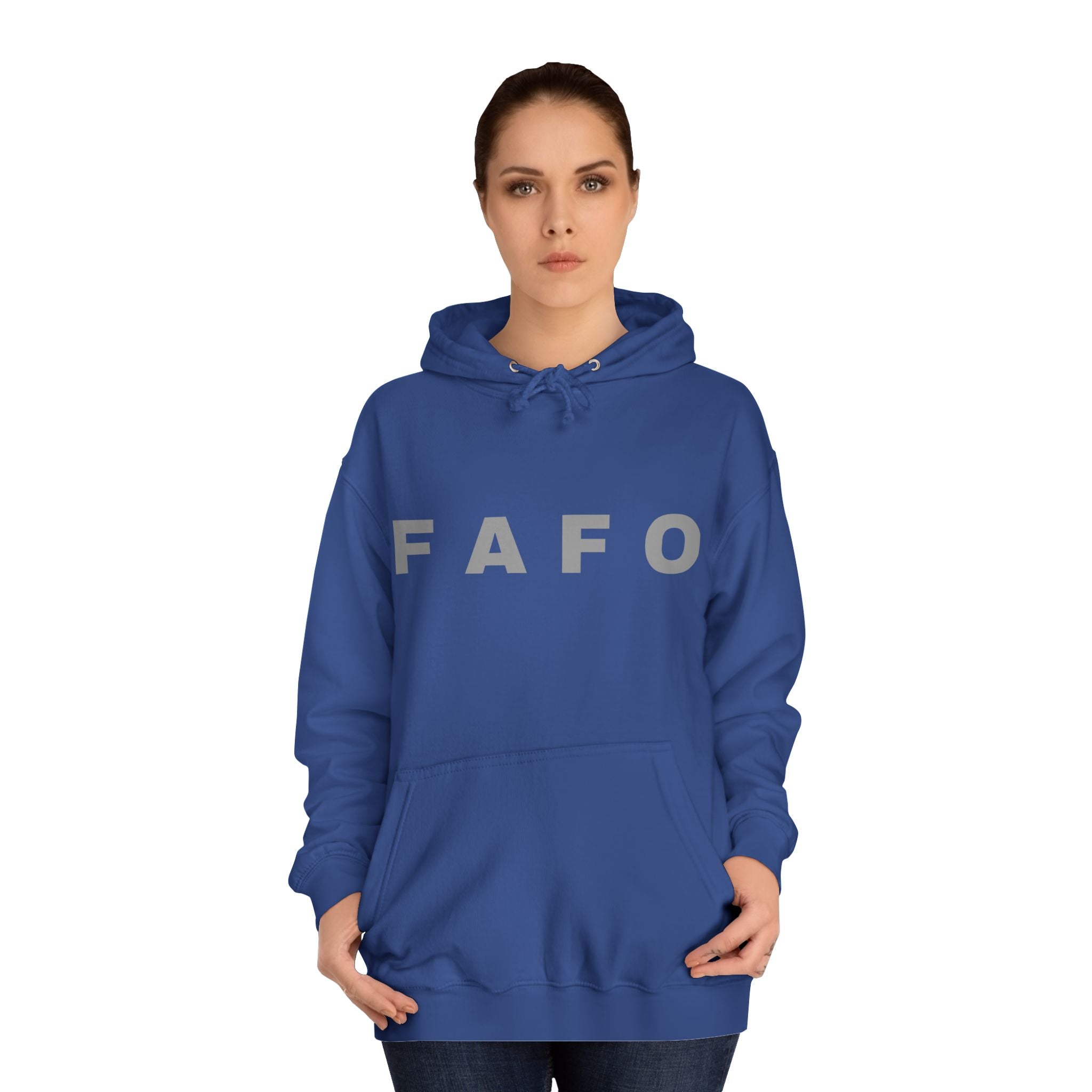 FAFO Hoodie — Bold Lettered College-Style Pullover