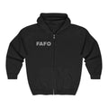 FAFO Zip Hoodie — Bold FAFO Graphic Full-Zip Hooded Sweatshirt