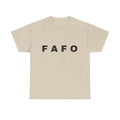 T‑Shirt — Minimal FAFO Graphic Tee (Bold Monogram)