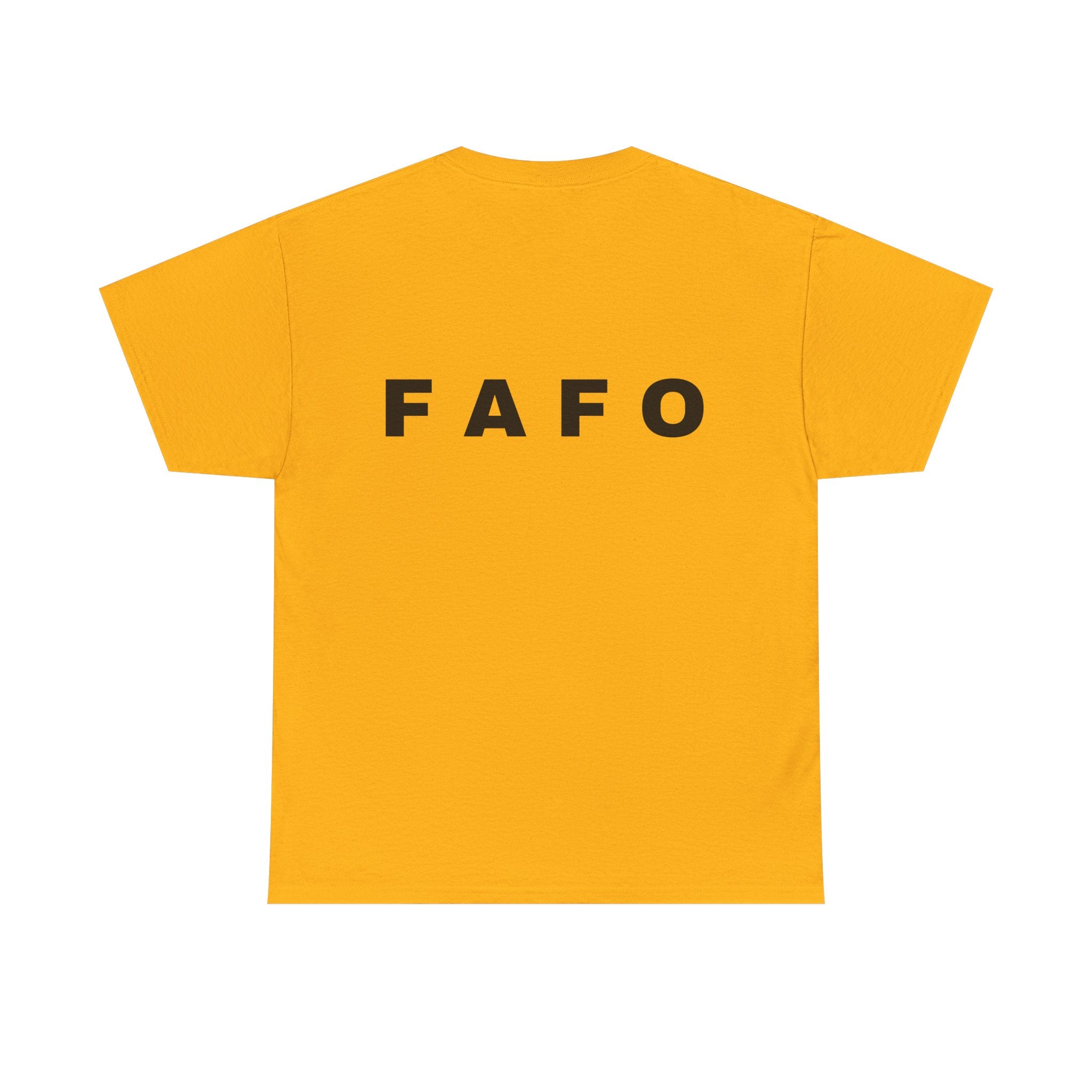 T‑Shirt — Minimal FAFO Graphic Tee (Bold Monogram)