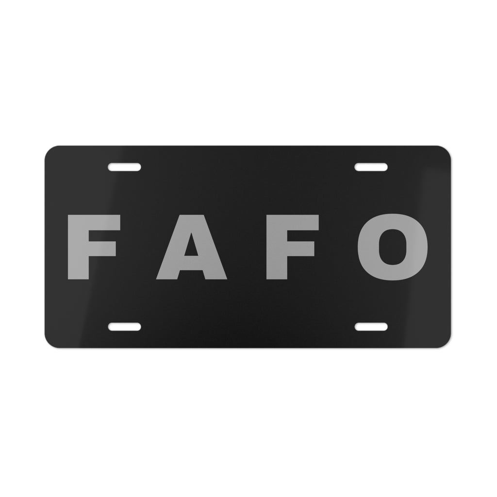 Custom Metal Vanity Plate - Personalized License Plate Blank