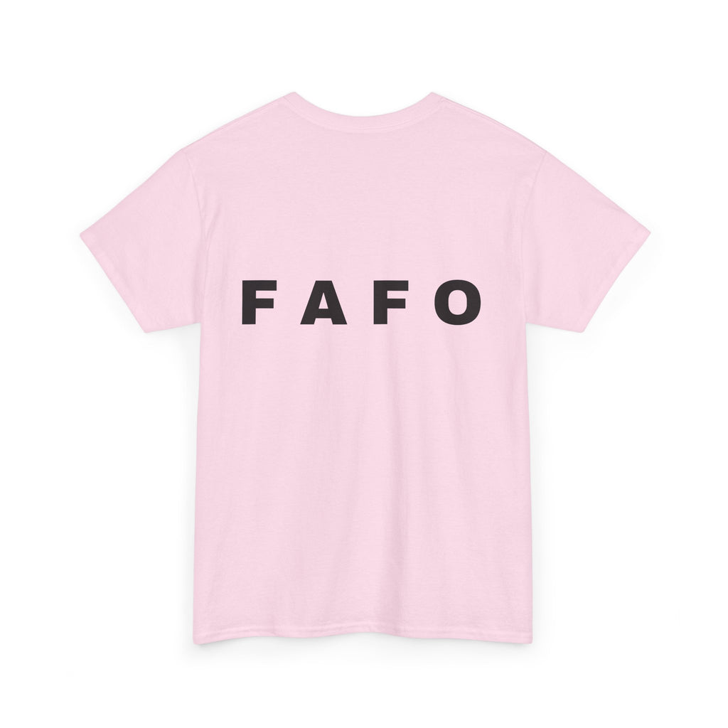 T‑Shirt — Minimal FAFO Graphic Tee (Bold Monogram)