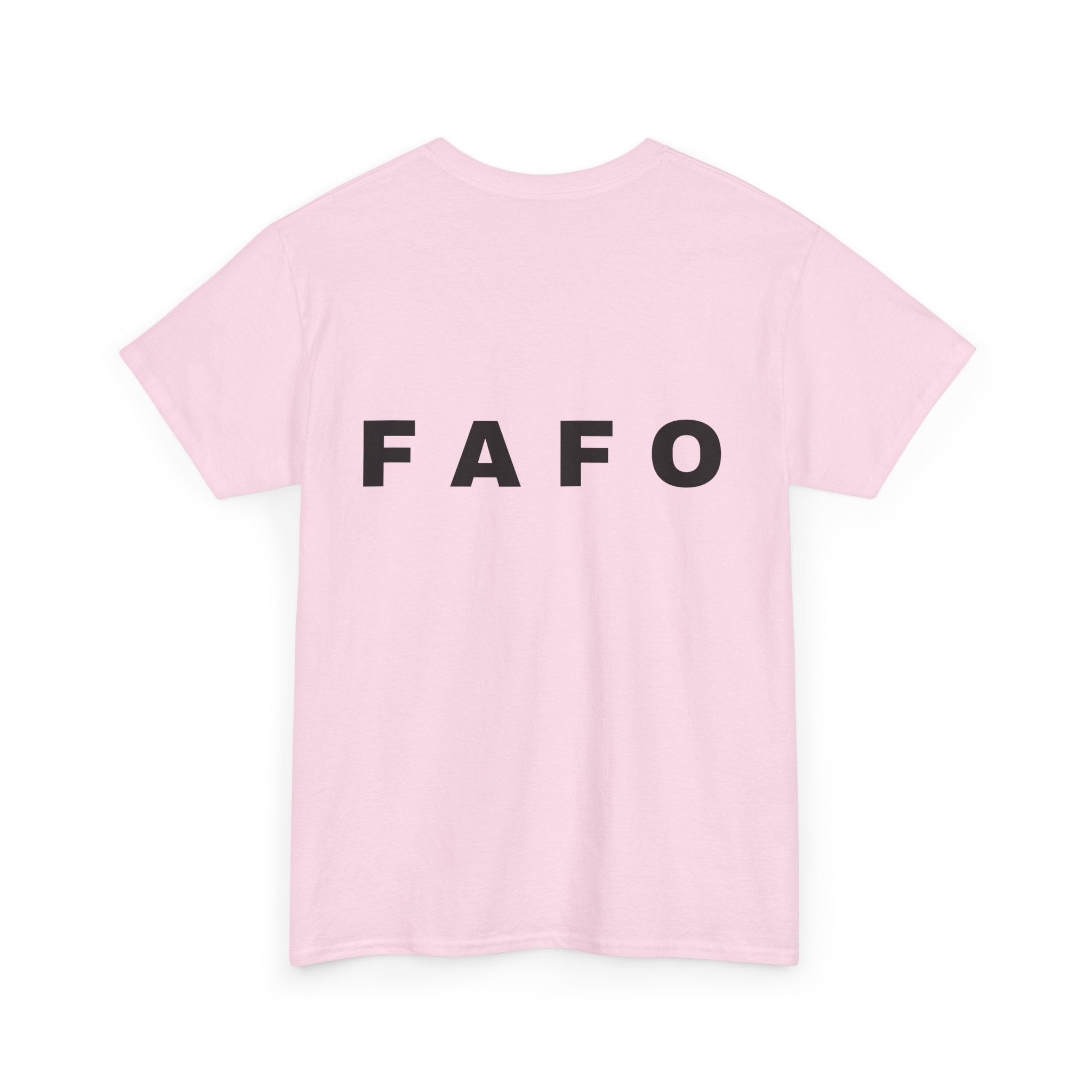 T‑Shirt — Minimal FAFO Graphic Tee (Bold Monogram)