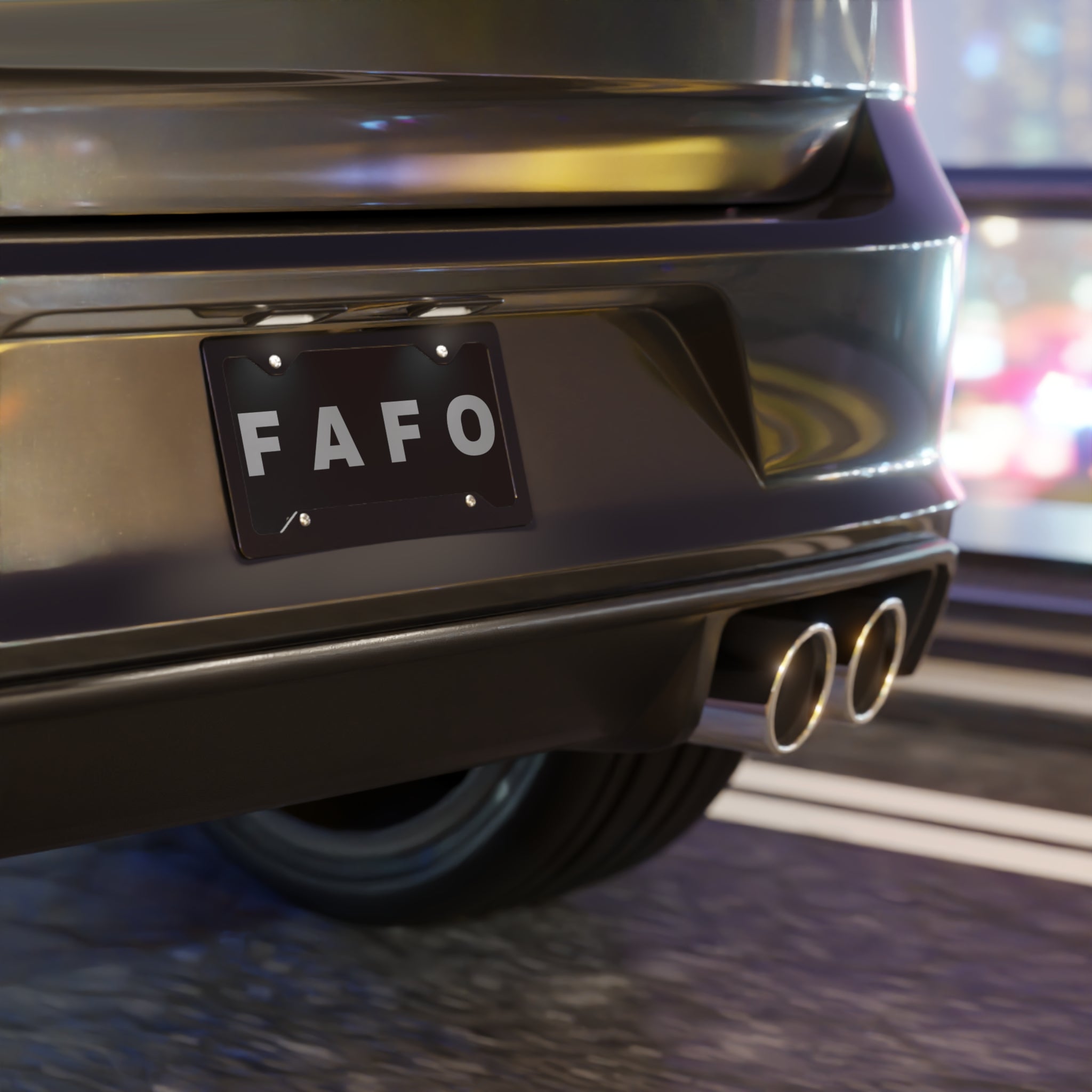 Custom Metal Vanity Plate - Personalized License Plate Blank