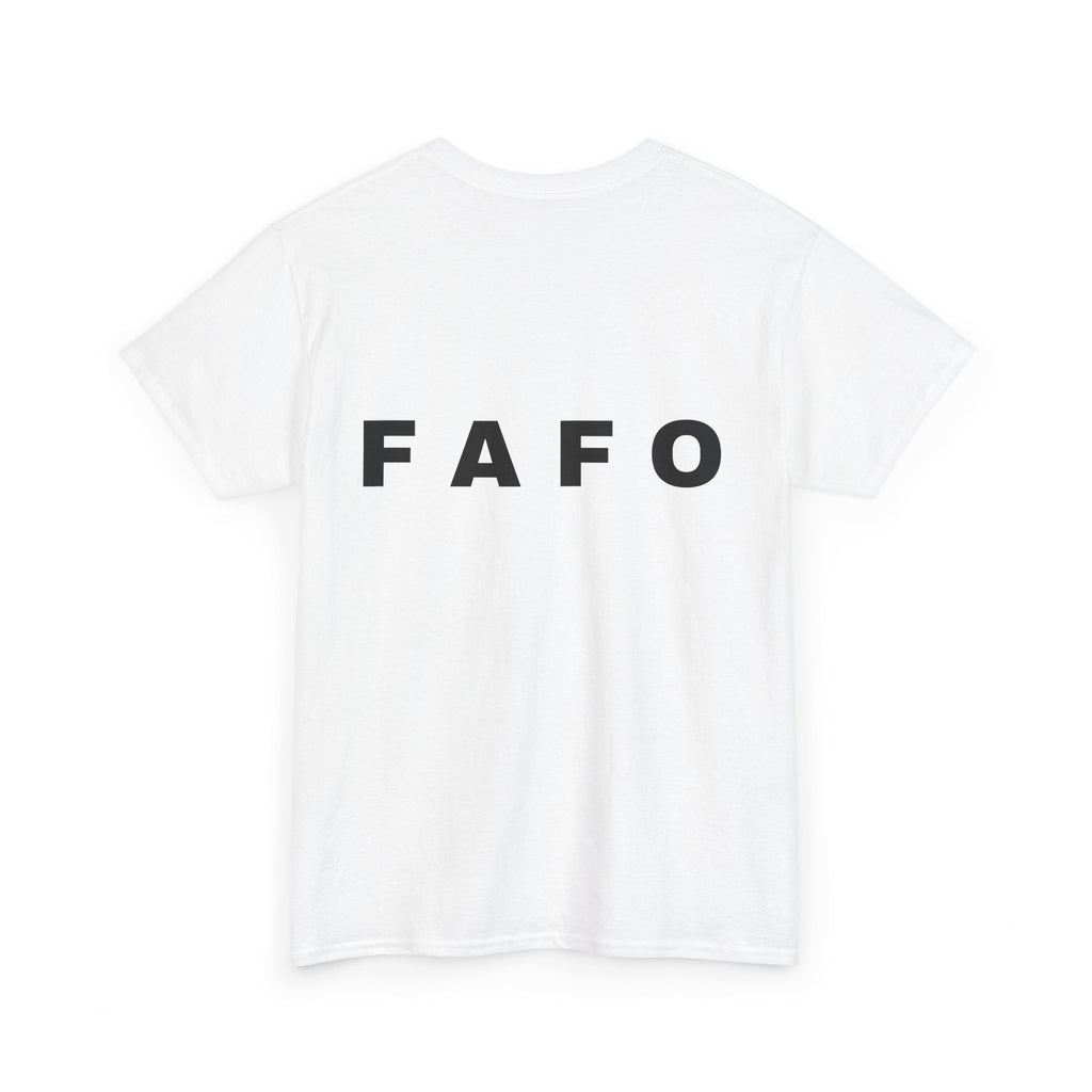 T‑Shirt — Minimal FAFO Graphic Tee (Bold Monogram)