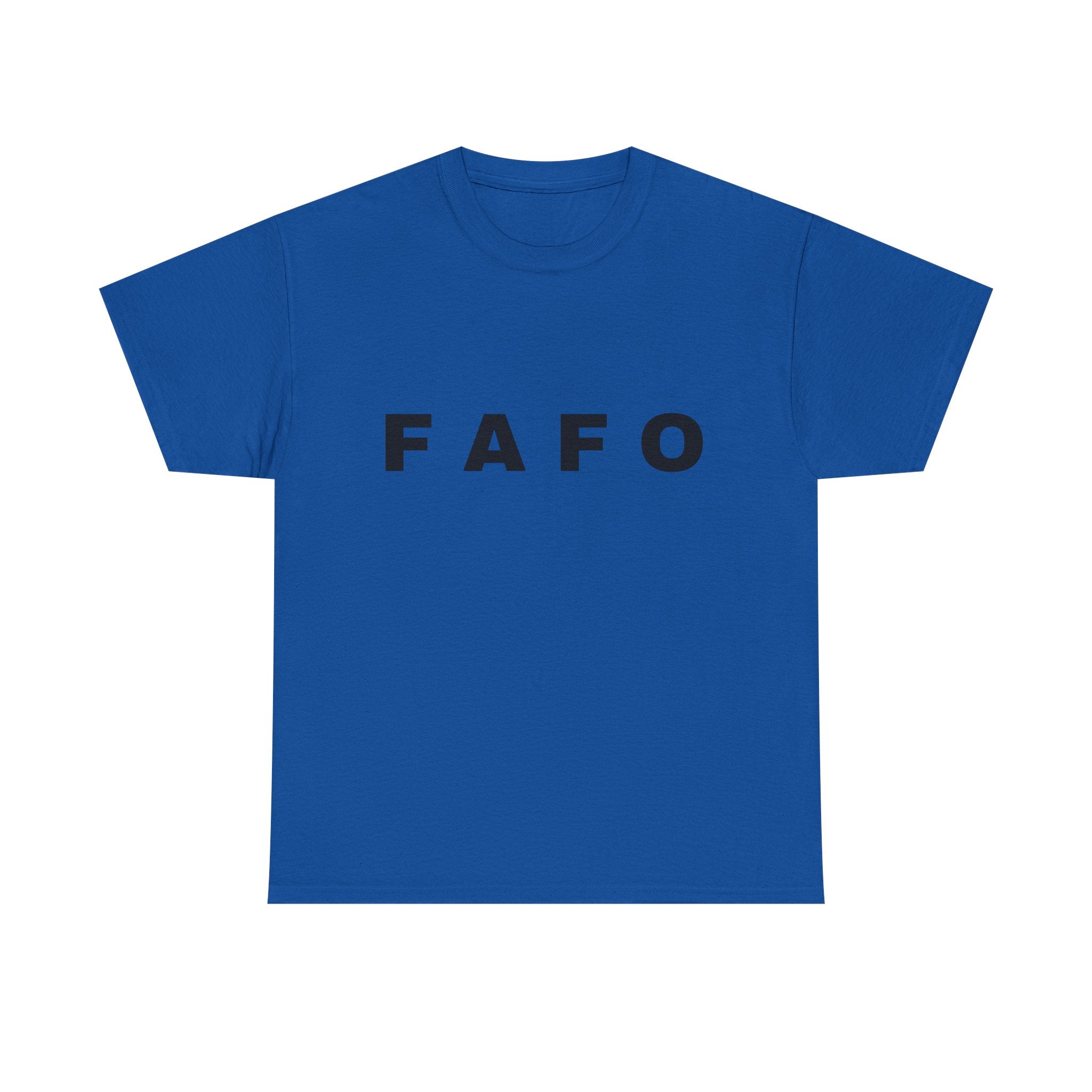 T‑Shirt — Minimal FAFO Graphic Tee (Bold Monogram)