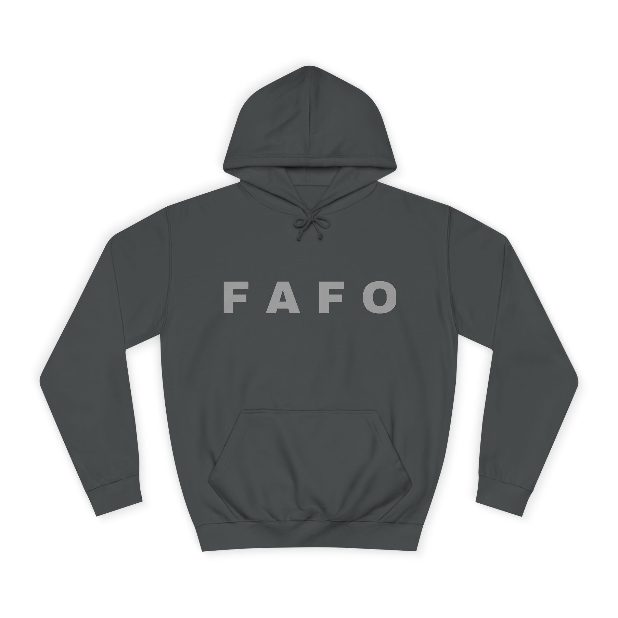 FAFO Hoodie — Bold Lettered College-Style Pullover