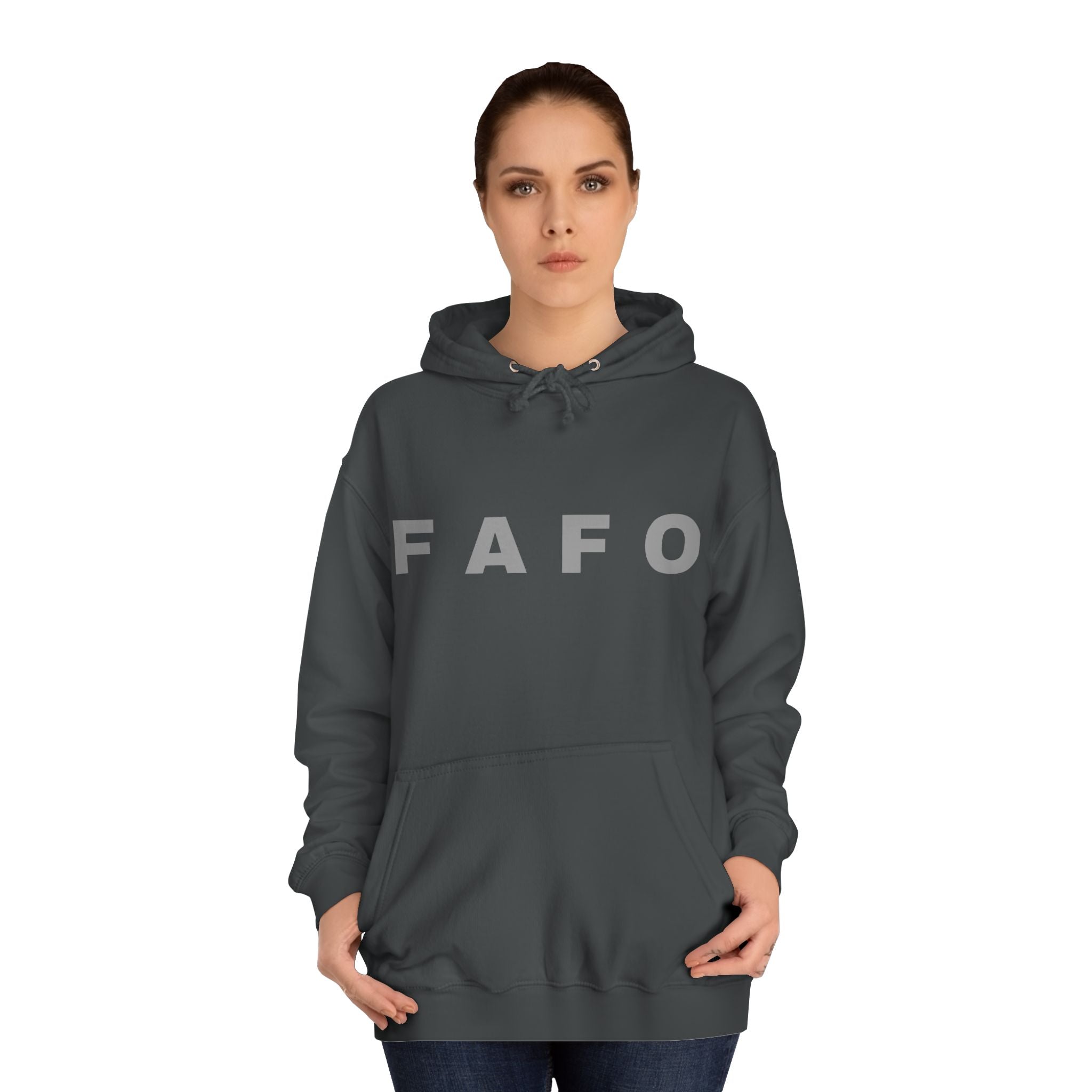 FAFO Hoodie — Bold Lettered College-Style Pullover