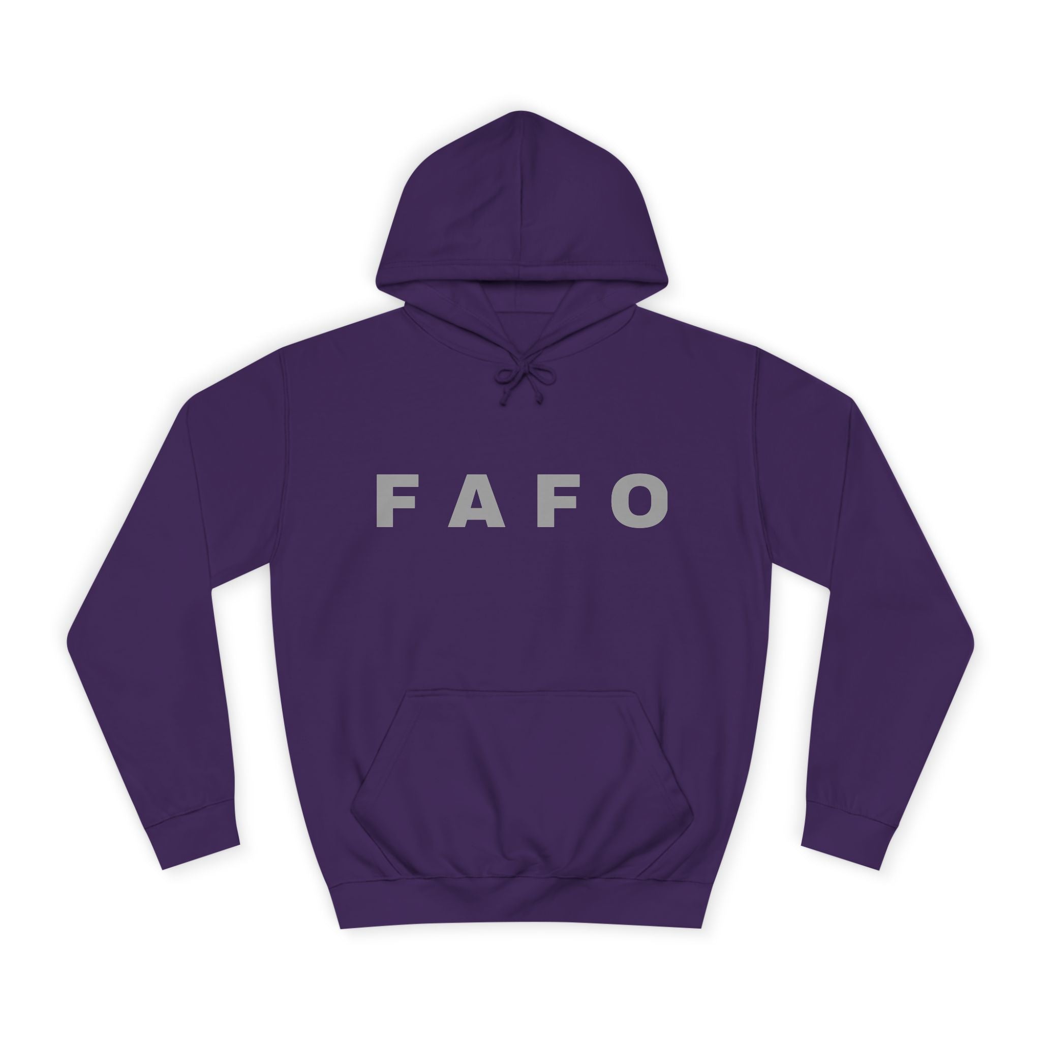 FAFO Hoodie — Bold Lettered College-Style Pullover