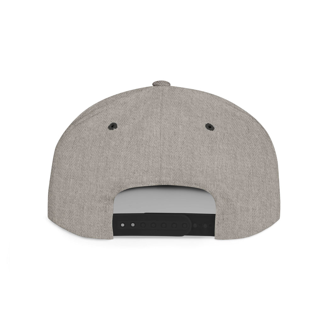 Snapback Hat with Eagle Patch — Flat Bill Military Style Cap