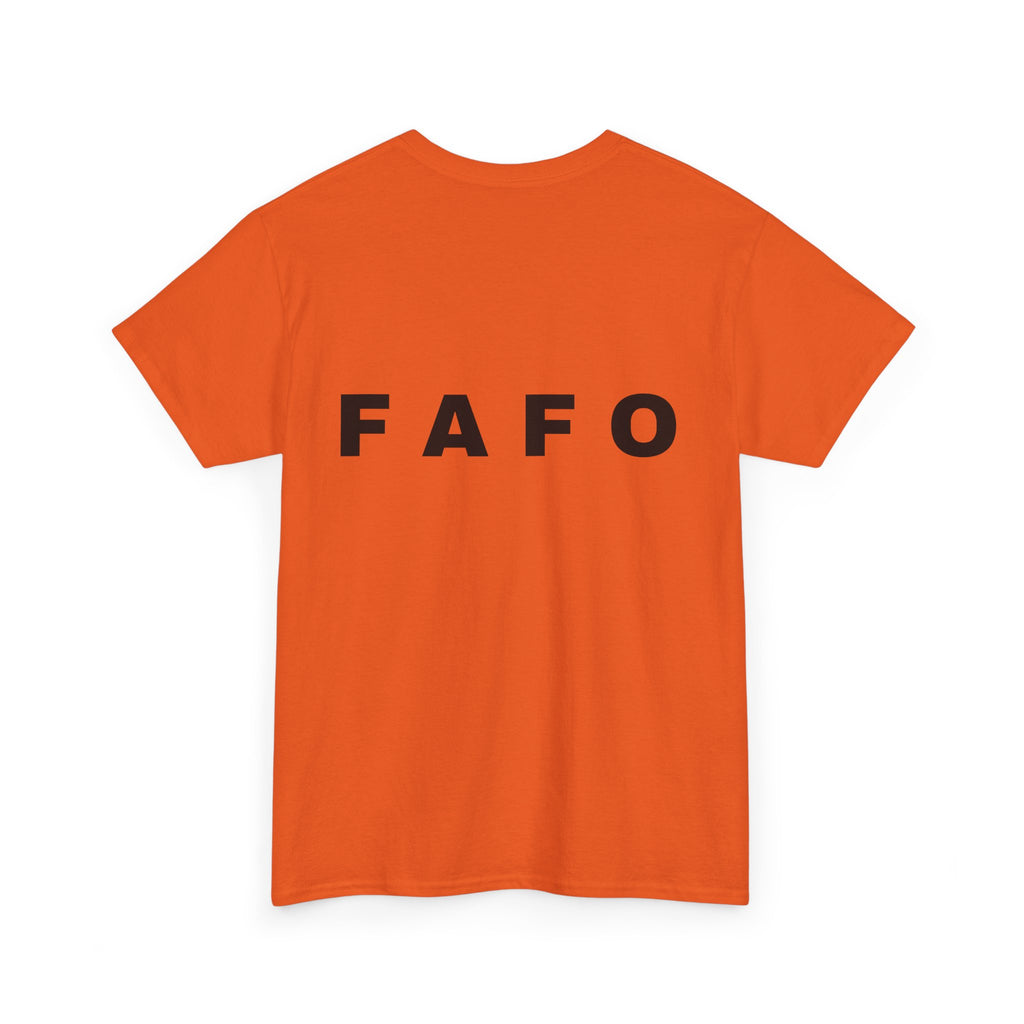 T‑Shirt — Minimal FAFO Graphic Tee (Bold Monogram)