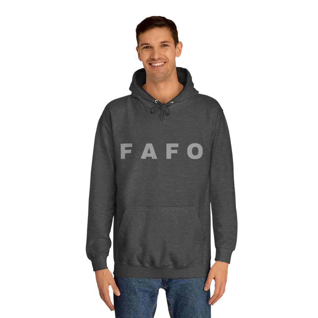 FAFO Hoodie — Bold Lettered College-Style Pullover
