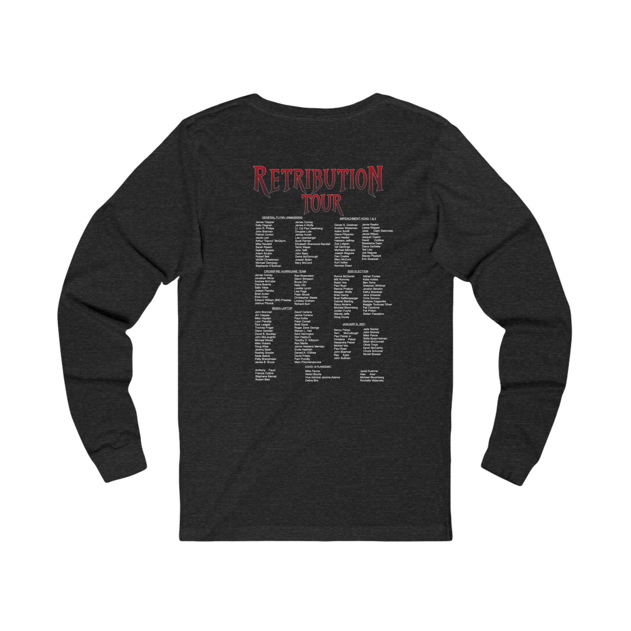 Long Sleeve Tee — Department of Retribution Eagle Tour Shirt