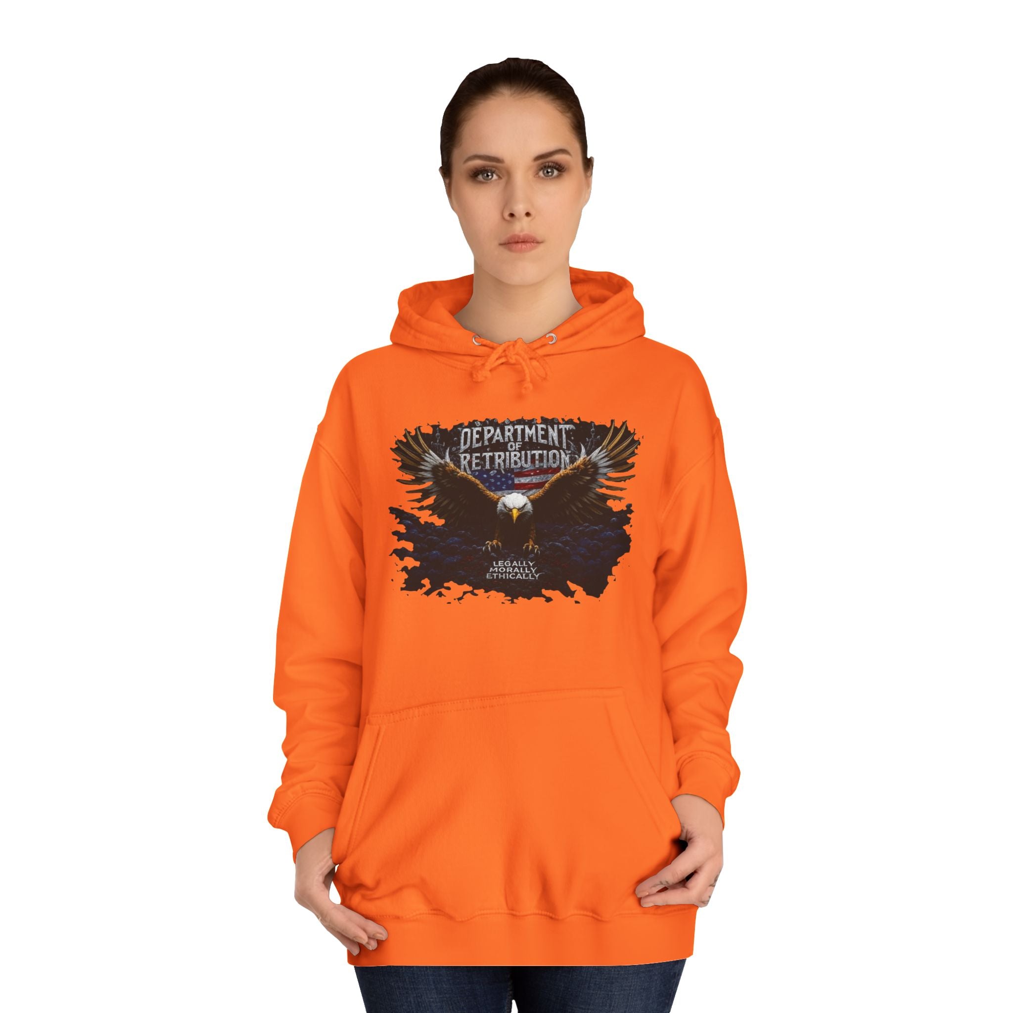 Retribution Tour Hoodie — Eagle Graphic College Sweatshirt