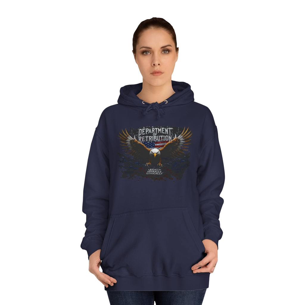 Retribution Tour Hoodie — Eagle Graphic College Sweatshirt