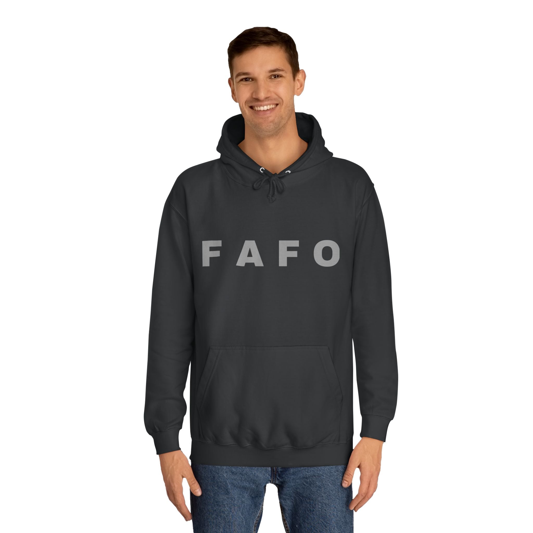 FAFO Hoodie — Bold Lettered College-Style Pullover