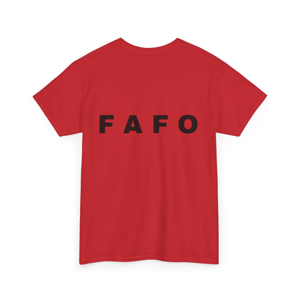 T‑Shirt — Minimal FAFO Graphic Tee (Bold Monogram)