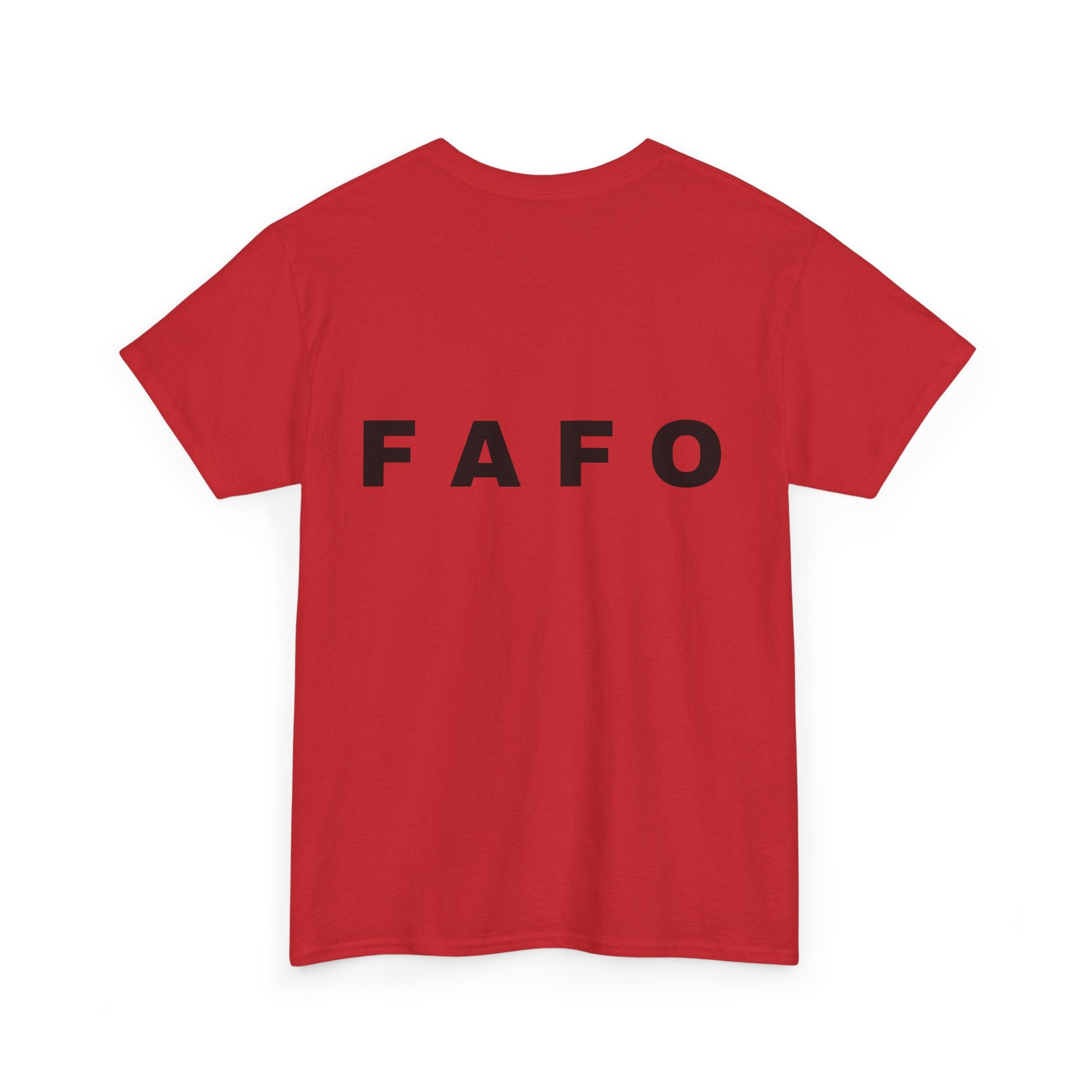 T‑Shirt — Minimal FAFO Graphic Tee (Bold Monogram)