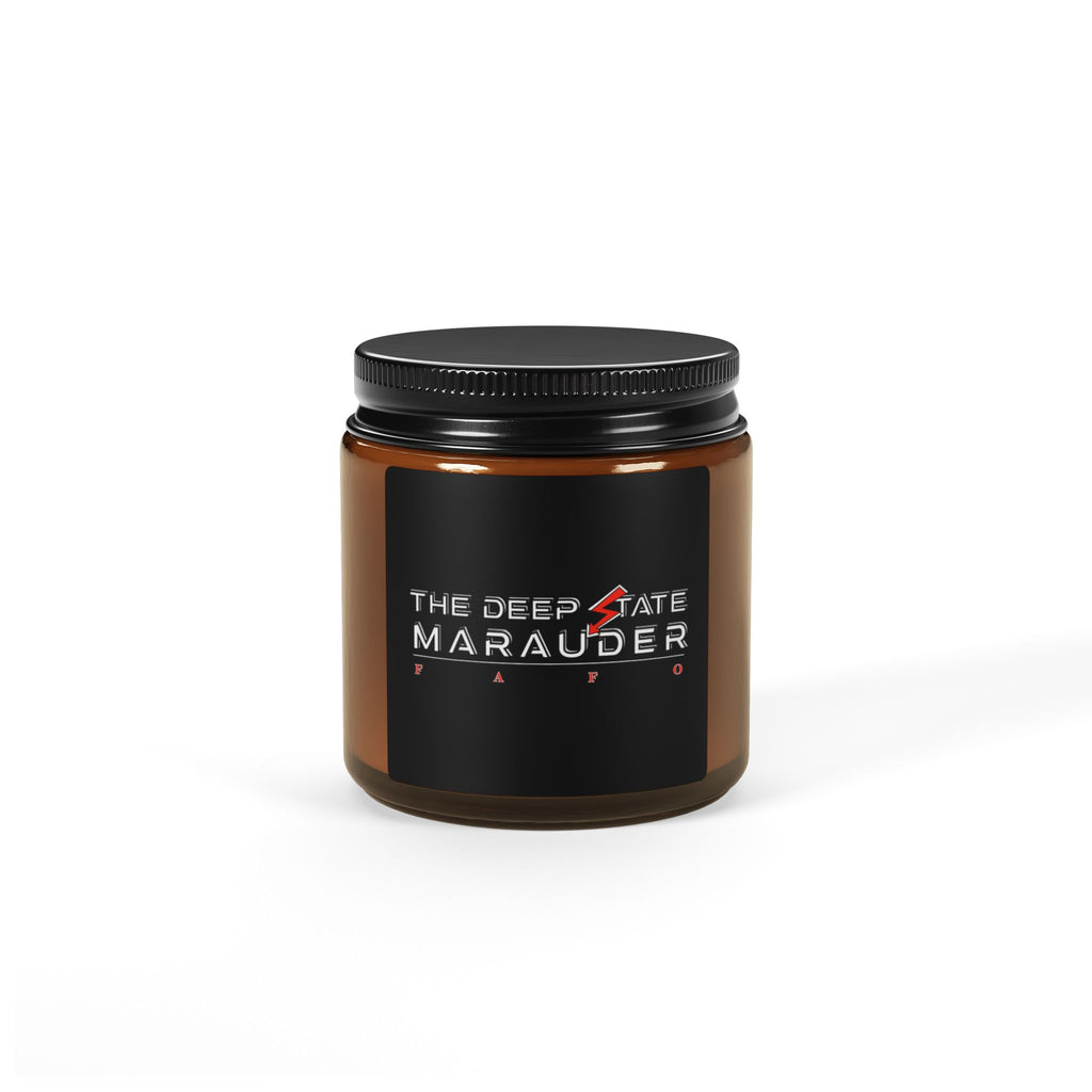 Scented Soy Candle — The Deep State Marauder Amber Jar (Multi-Size)