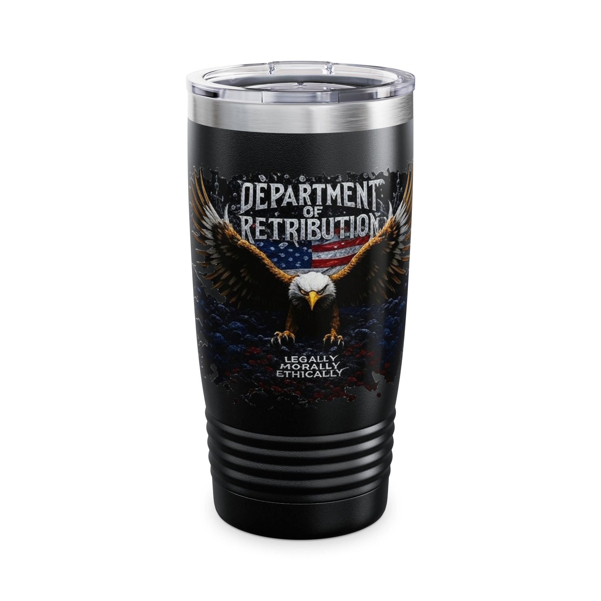 Department of Retribution Eagle 20oz Tumbler — Patriotic Insulated Travel Cup