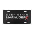 Vanity Plate - "Deep State Marauder" Black Metal License Plate