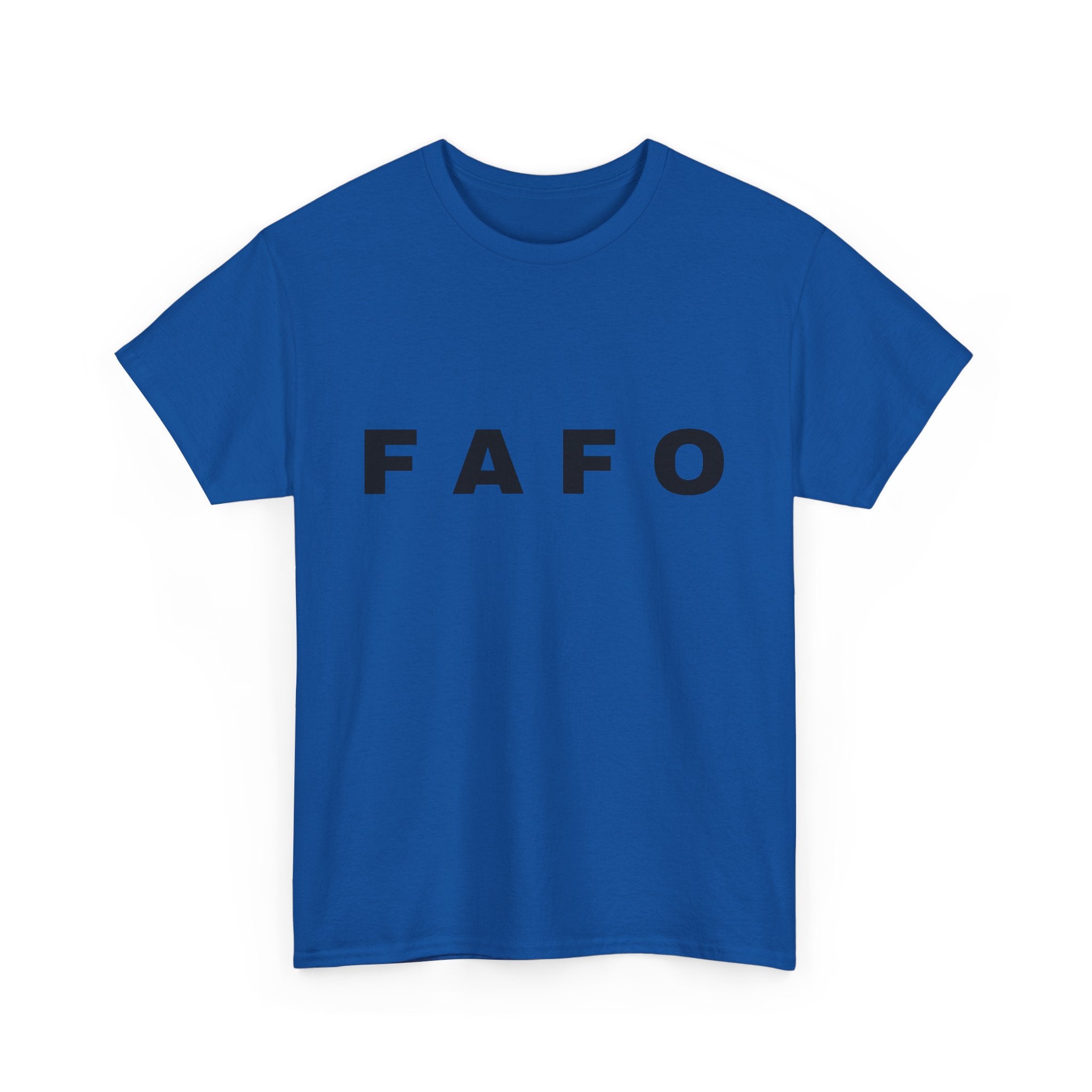 T‑Shirt — Minimal FAFO Graphic Tee (Bold Monogram)