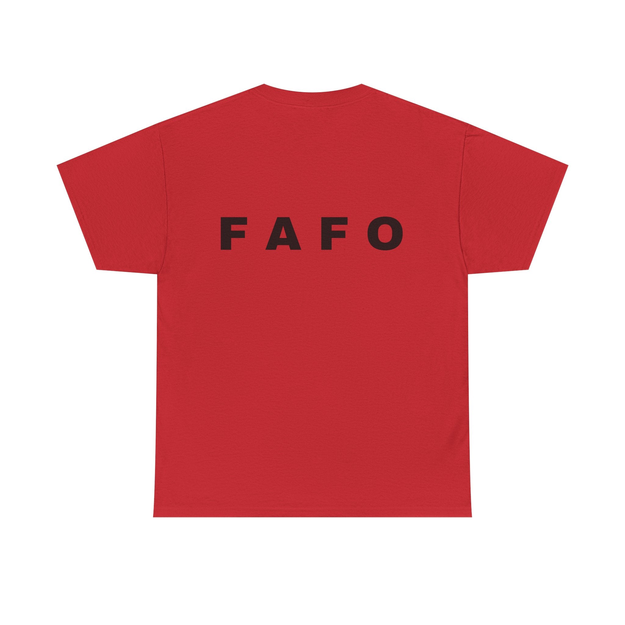 T‑Shirt — Minimal FAFO Graphic Tee (Bold Monogram)