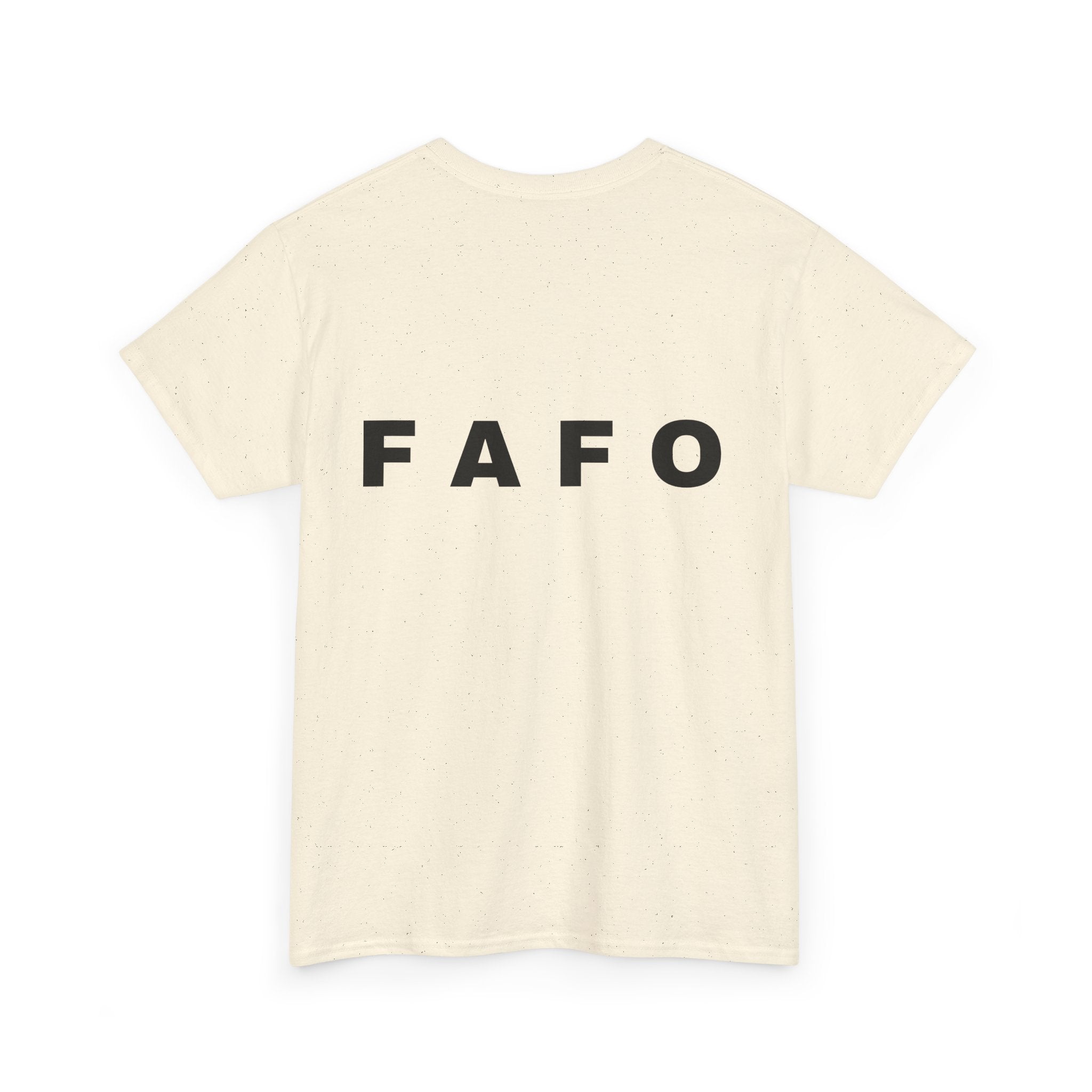 T‑Shirt — Minimal FAFO Graphic Tee (Bold Monogram)