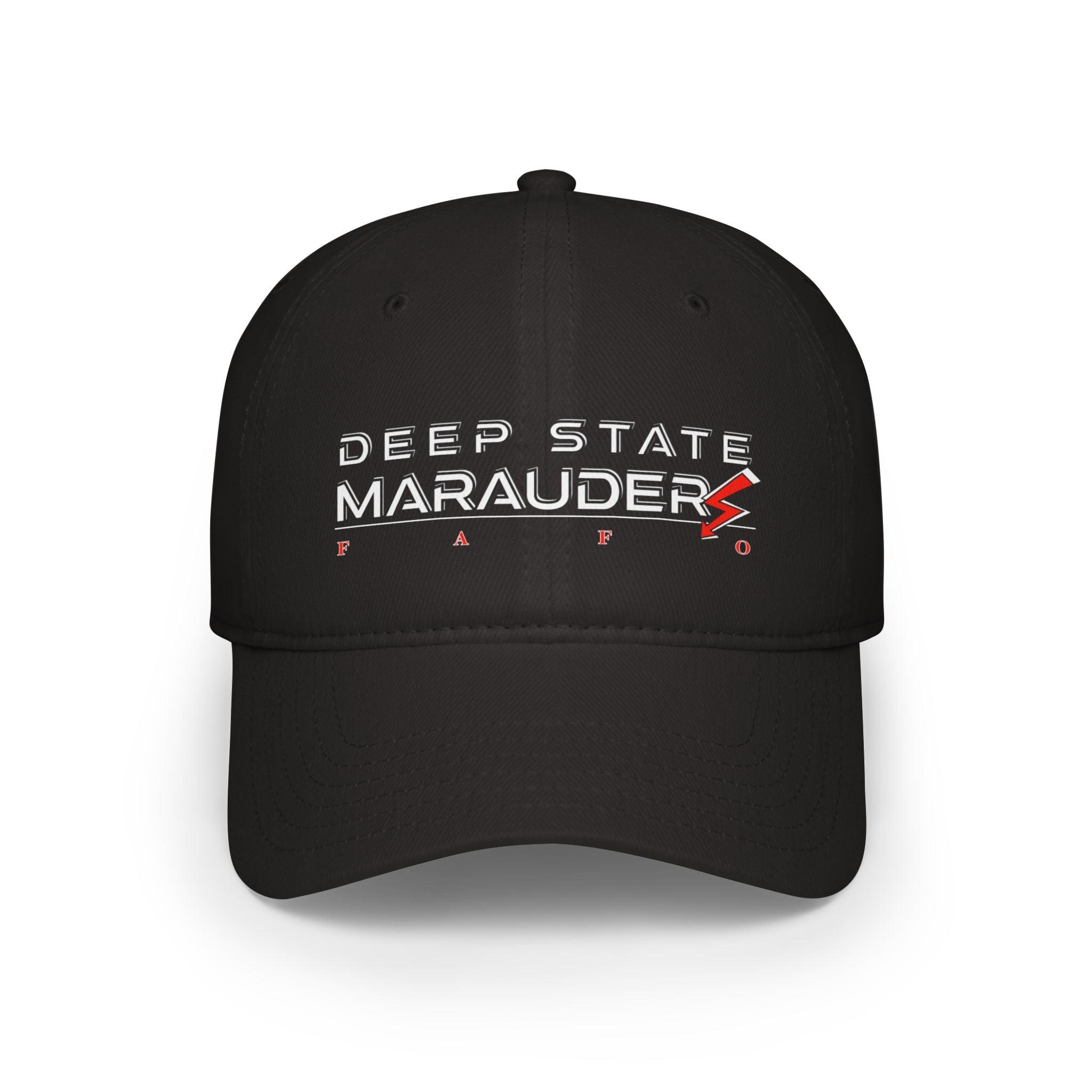 Deep State Marauders Cap — Low Profile Baseball Hat with Lightning Logo