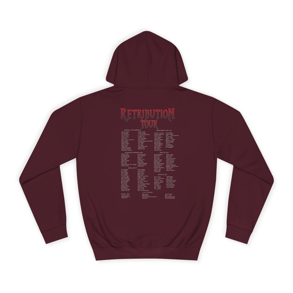 Retribution Tour Hoodie — Eagle Graphic College Sweatshirt