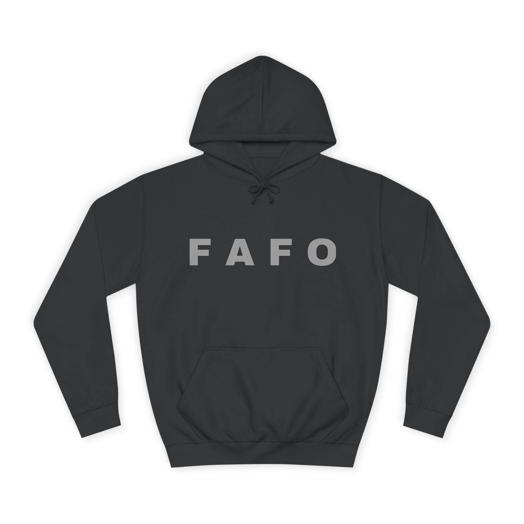 FAFO Hoodie — Bold Lettered College-Style Pullover