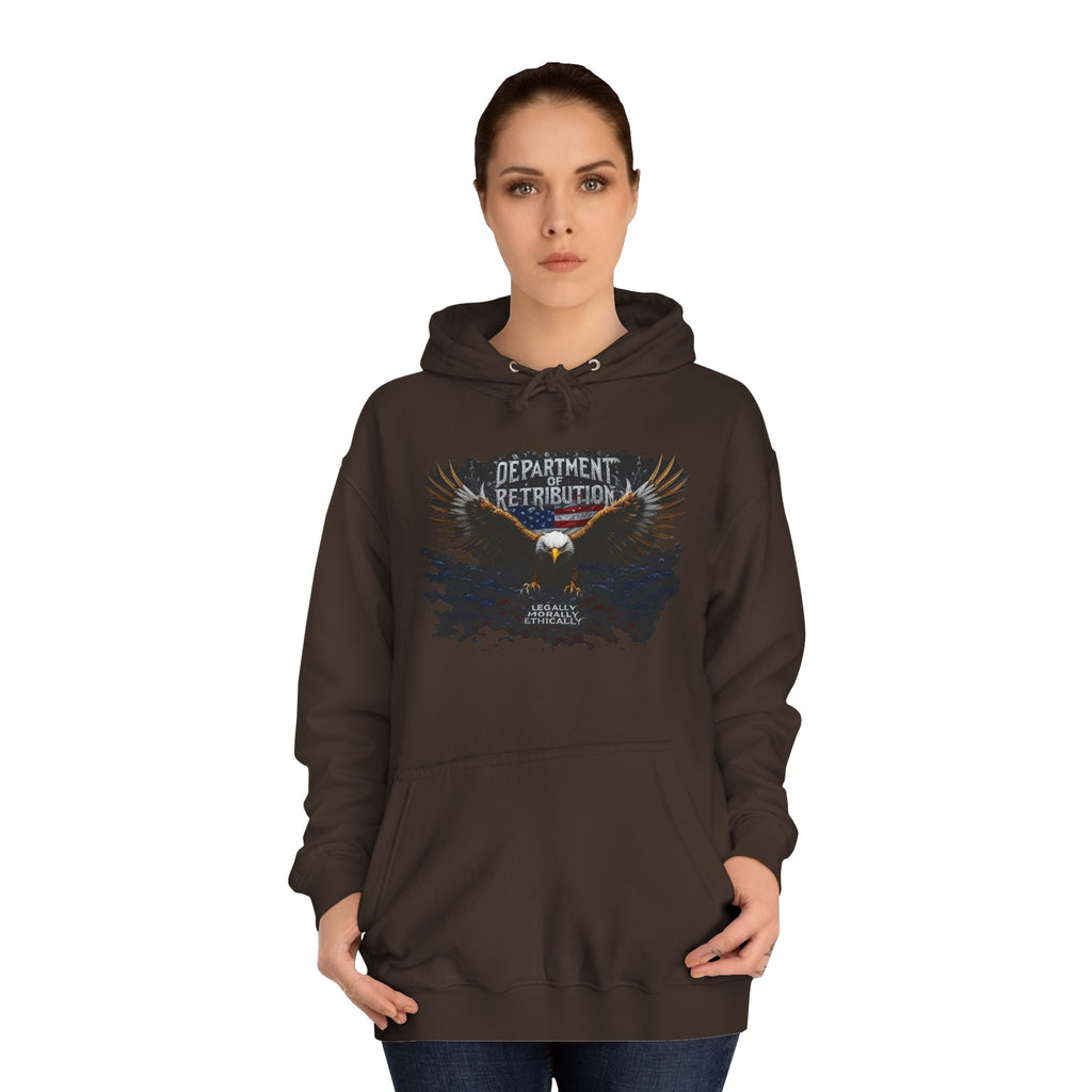 Retribution Tour Hoodie — Eagle Graphic College Sweatshirt