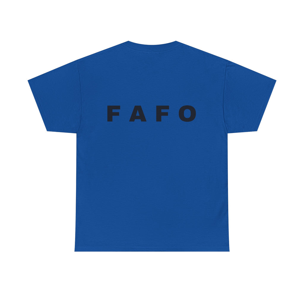 T‑Shirt — Minimal FAFO Graphic Tee (Bold Monogram)